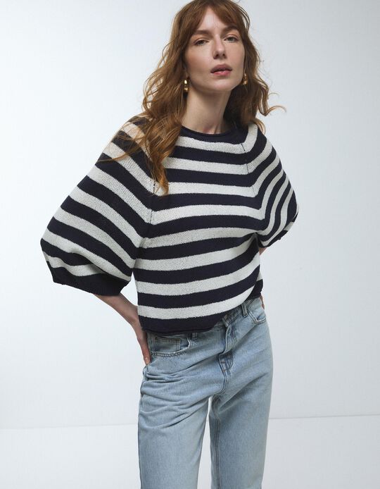 Comprar Online Camisola de Malha, Mulher, Branco