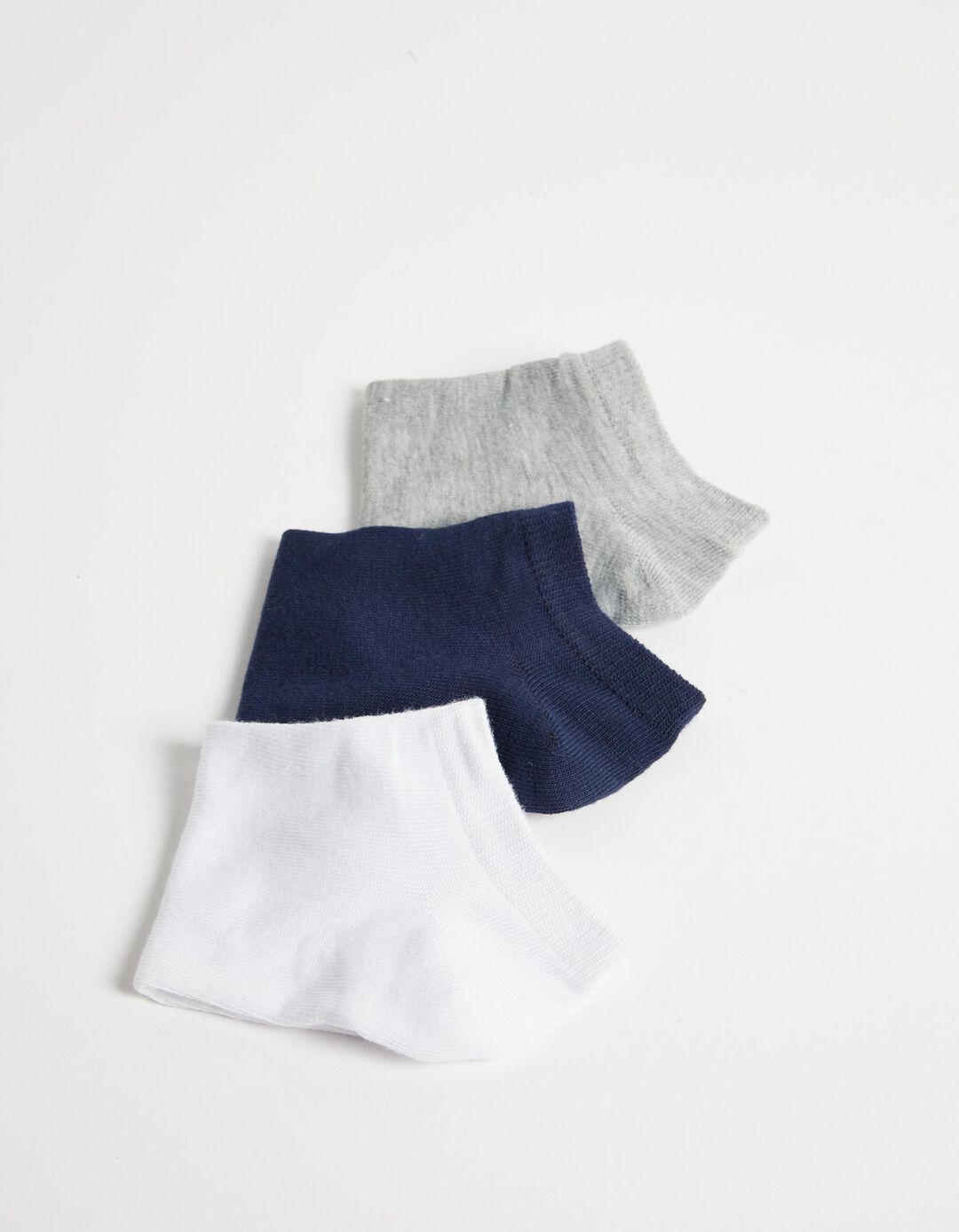 Pack 7 Pares de Meias Tornozelo, Homem, Multicor