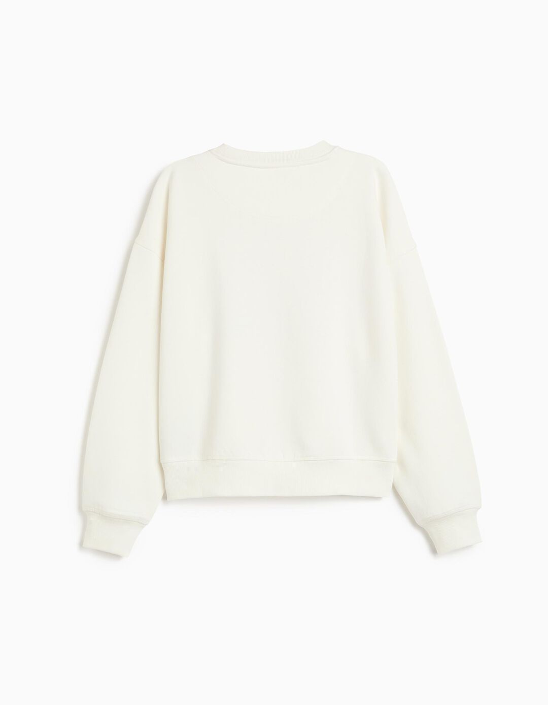 Sweatshirt Estampada, Menina, Branco