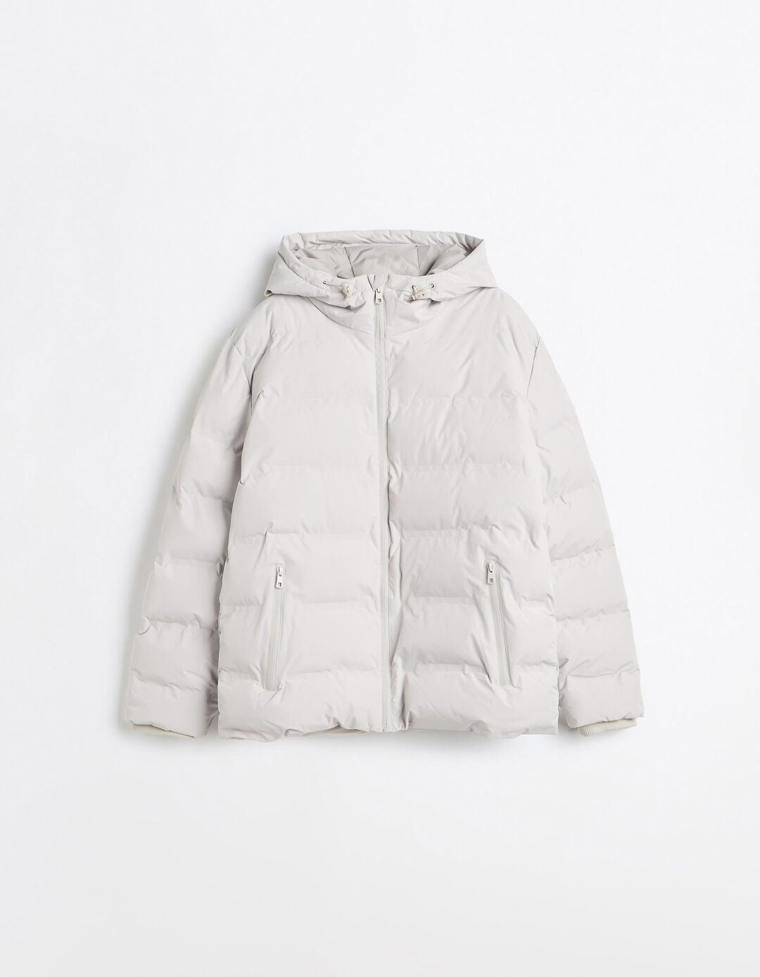Casaco Puffer, Homem, Cinzento Claro