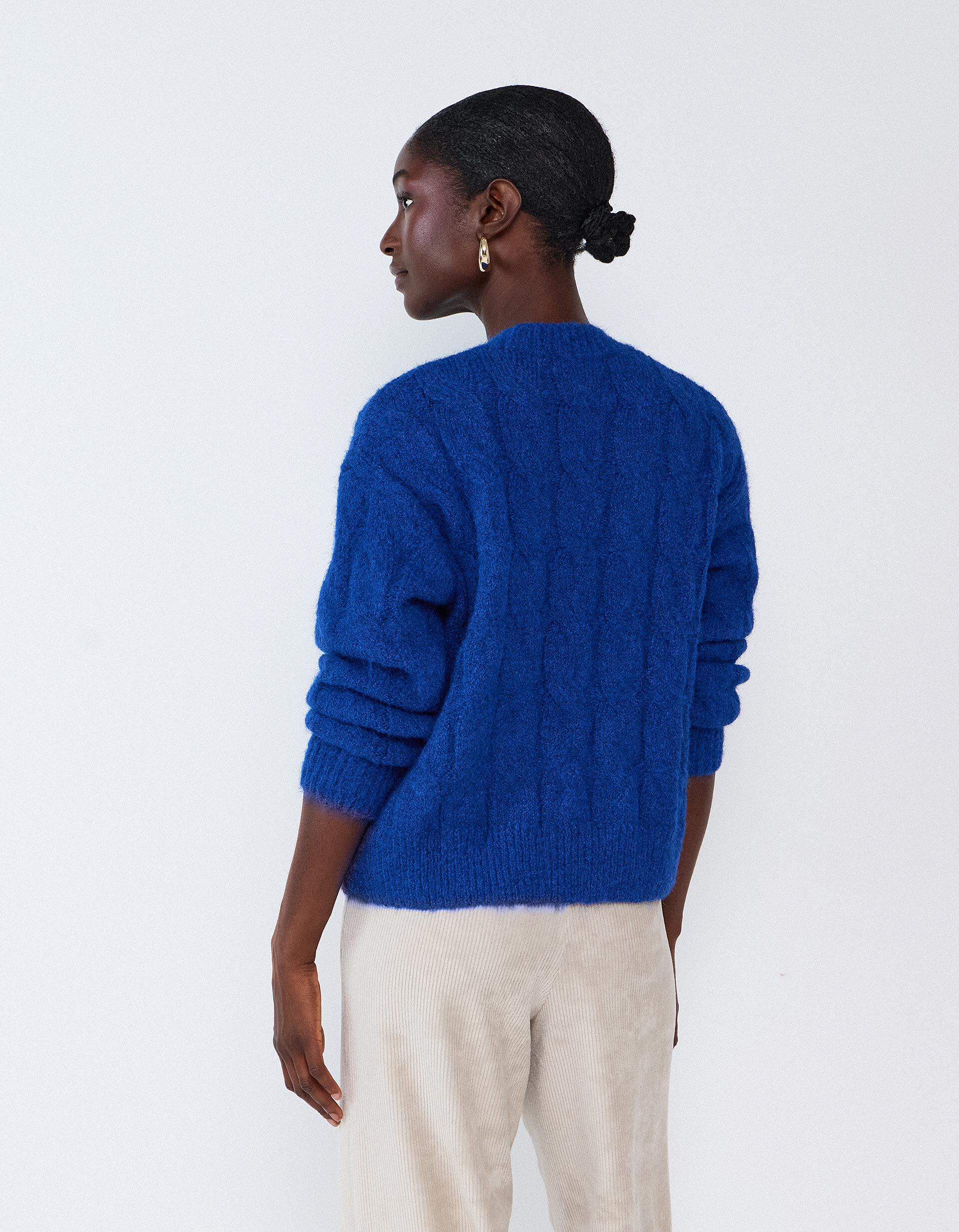 Comprar Online Camisola De Malha, Mulher, Azul