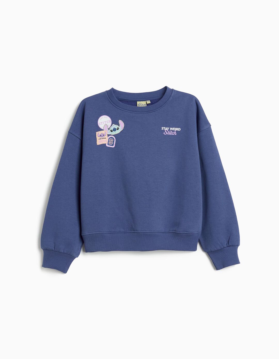 Sweatshirt 'Stitch' &copy;Disney, Menina, Azul