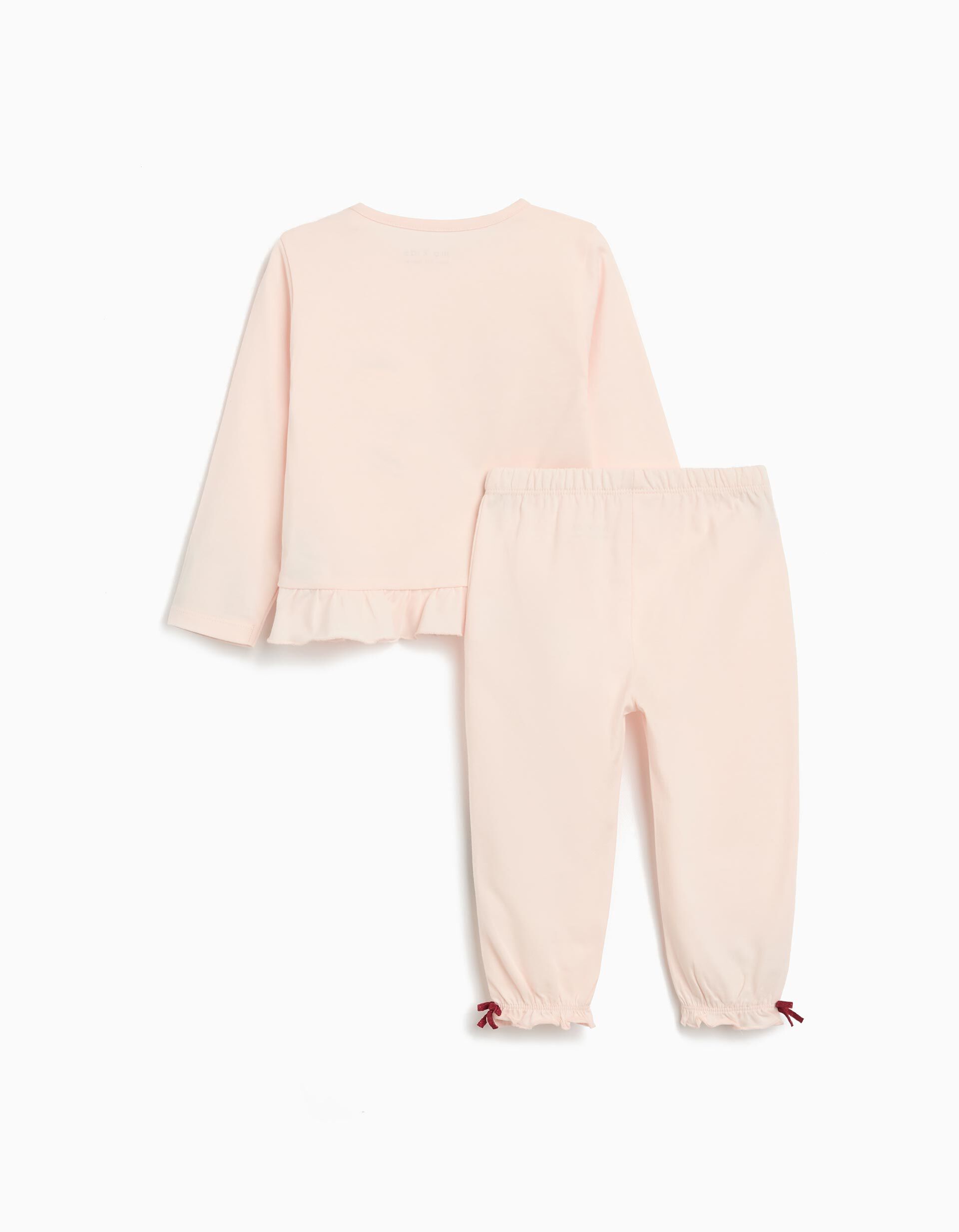 Comprar Online Pijama Jersey, Menina, Rosa Claro 