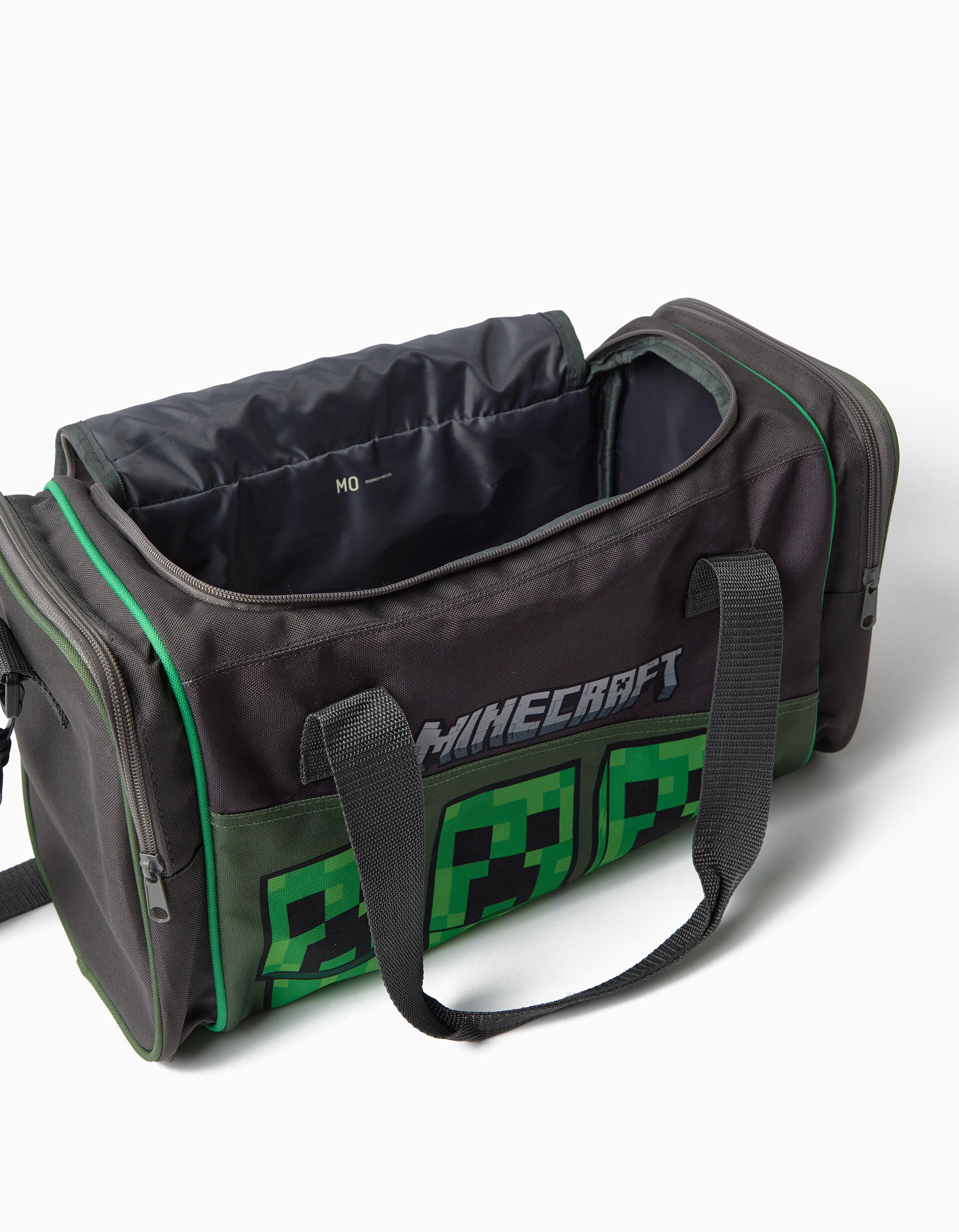 Comprar Online Saco De Desporto 'Minecraft', Menino, Cinzento Escuro