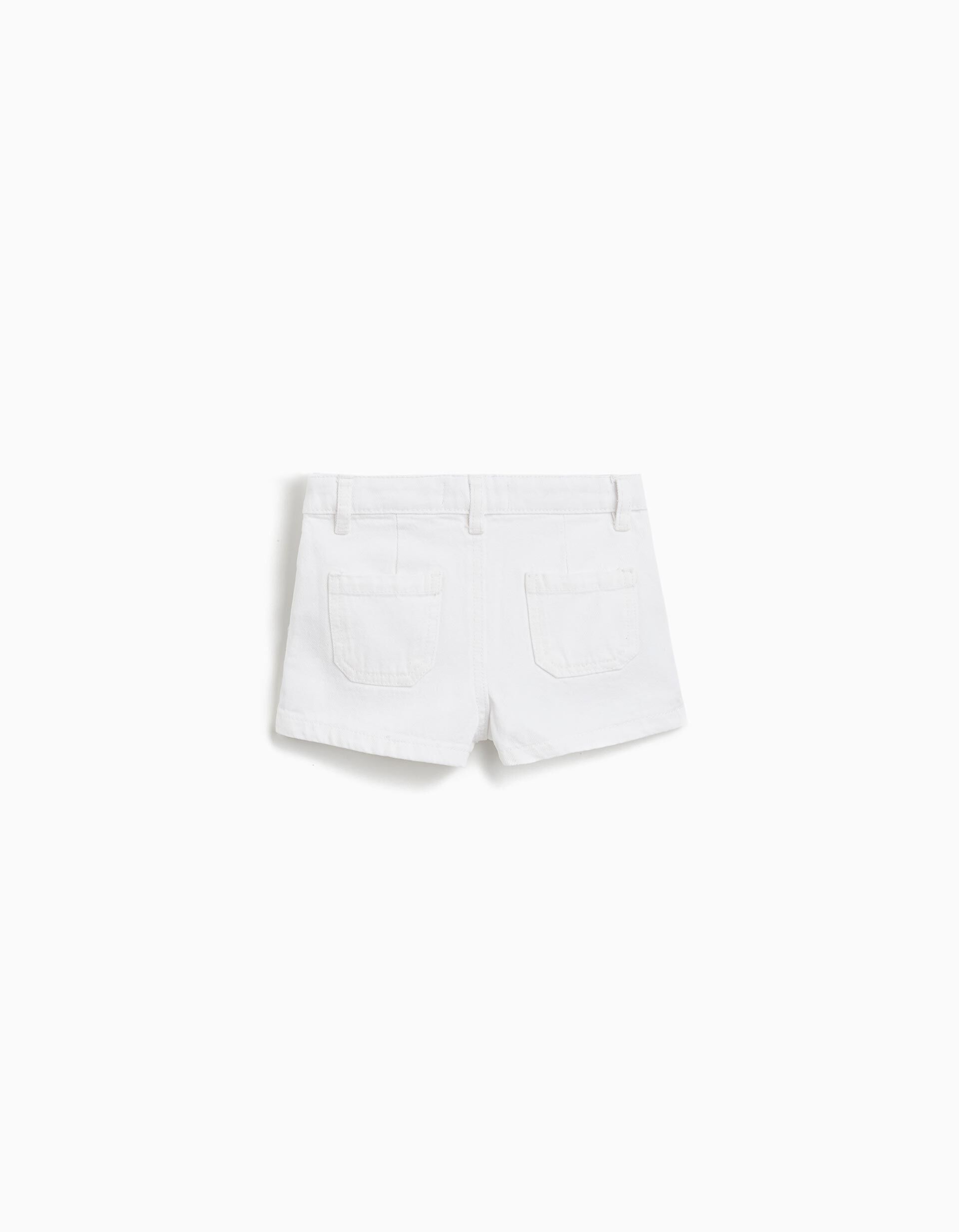 Comprar Online Saia-cal&ccedil;&atilde;o de Ganga, Menina, Branco