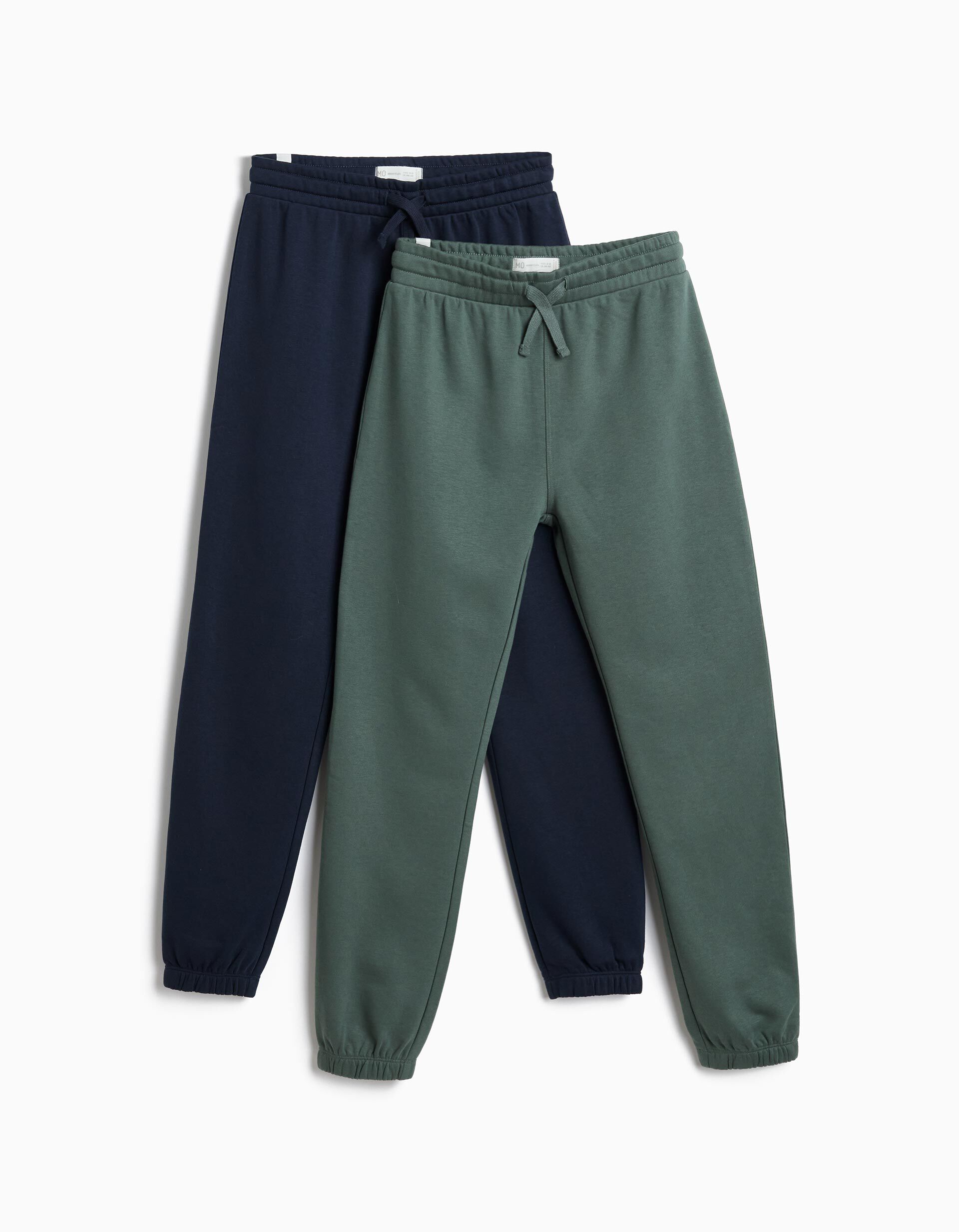 Comprar Online Pack 2 Joggings De Felpa, Menino, Verde Escuro