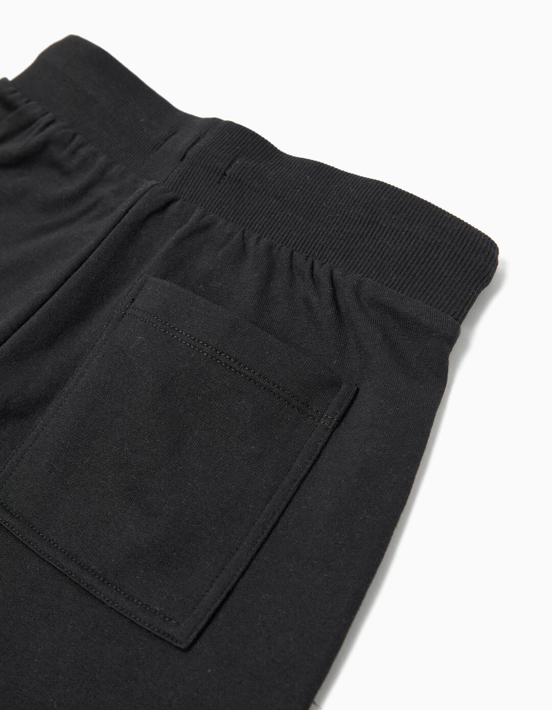 Cal&ccedil;&otilde;es Fleece, Menino, Preto