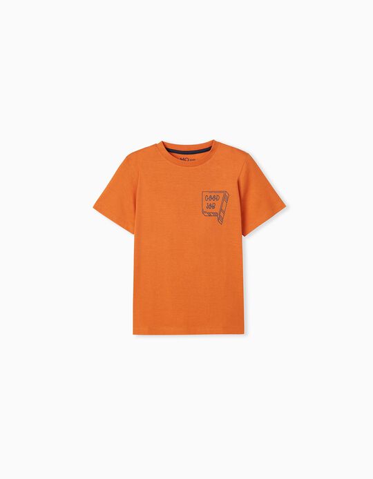 T-shirt, Boys, Orange