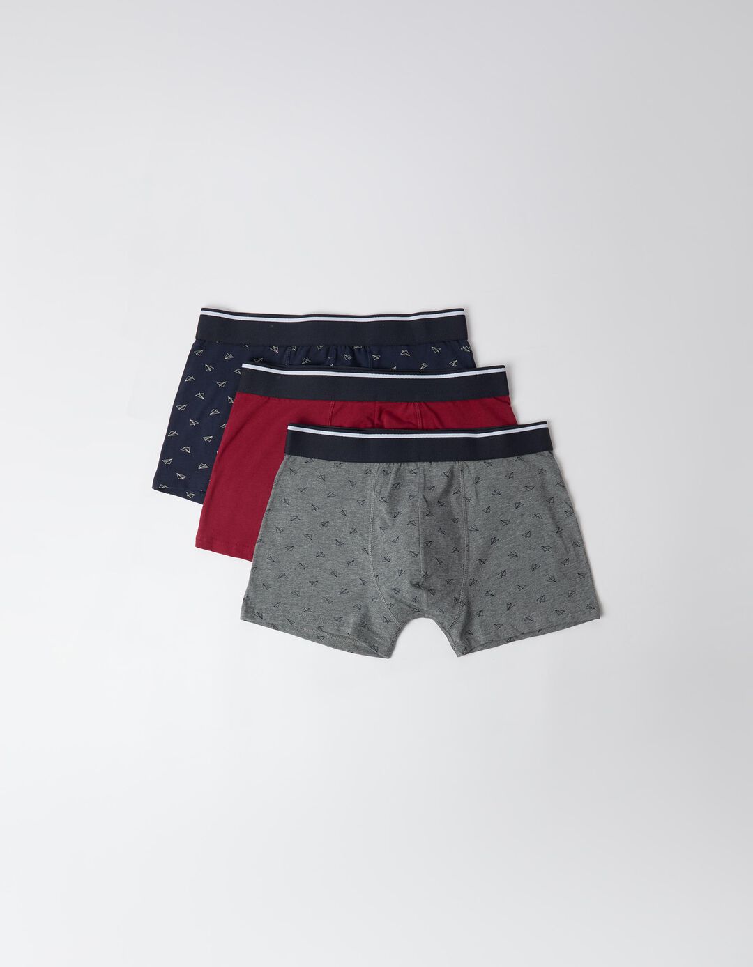 Pack 3 Boxers, Homem, Vermelho Escuro