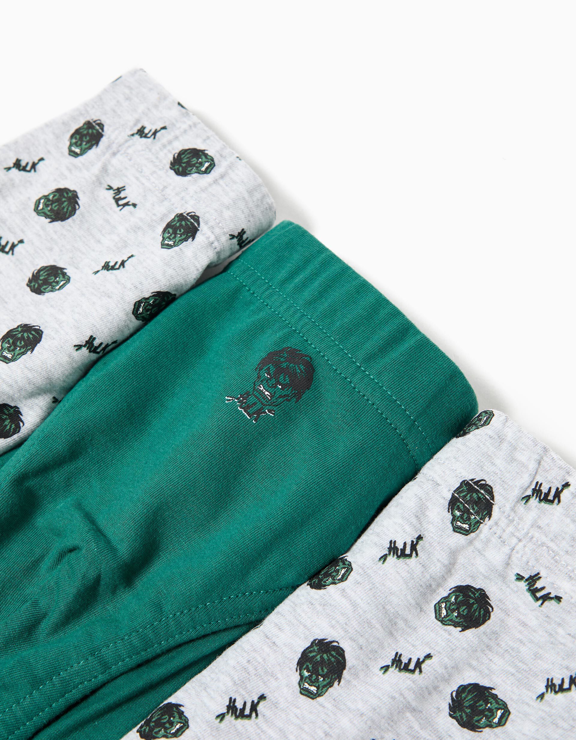 Comprar Online Pack 3 Cuecas 'Hulk', Menino, Cinzento Claro