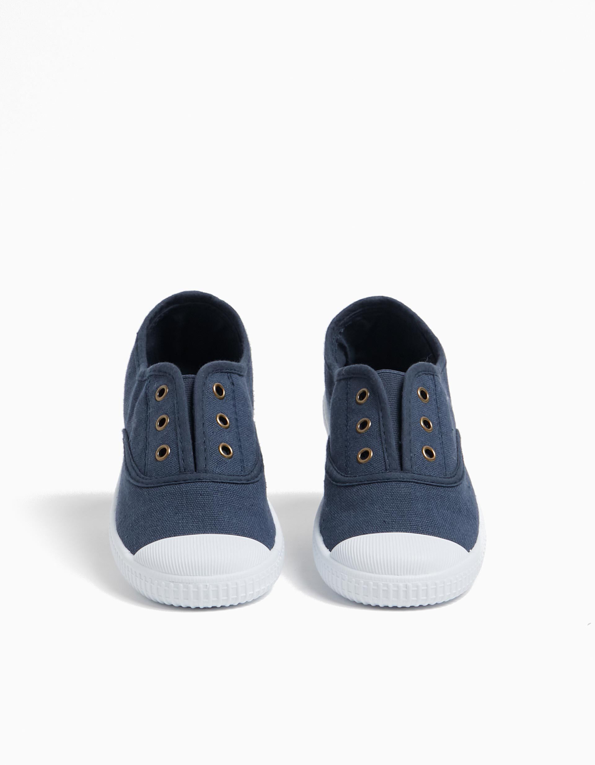 Comprar Online Lace-up Canvas Sneakers, Boy, Dark Blue