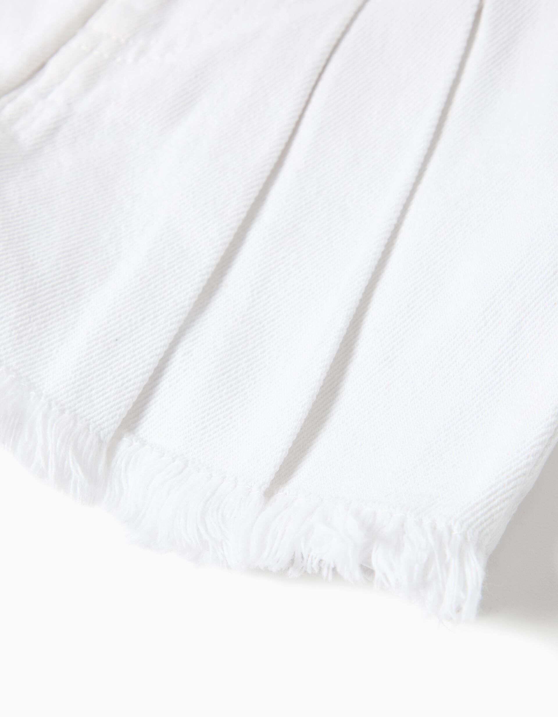 Comprar Online Saia-cal&ccedil;&atilde;o de Ganga, Menina, Branco