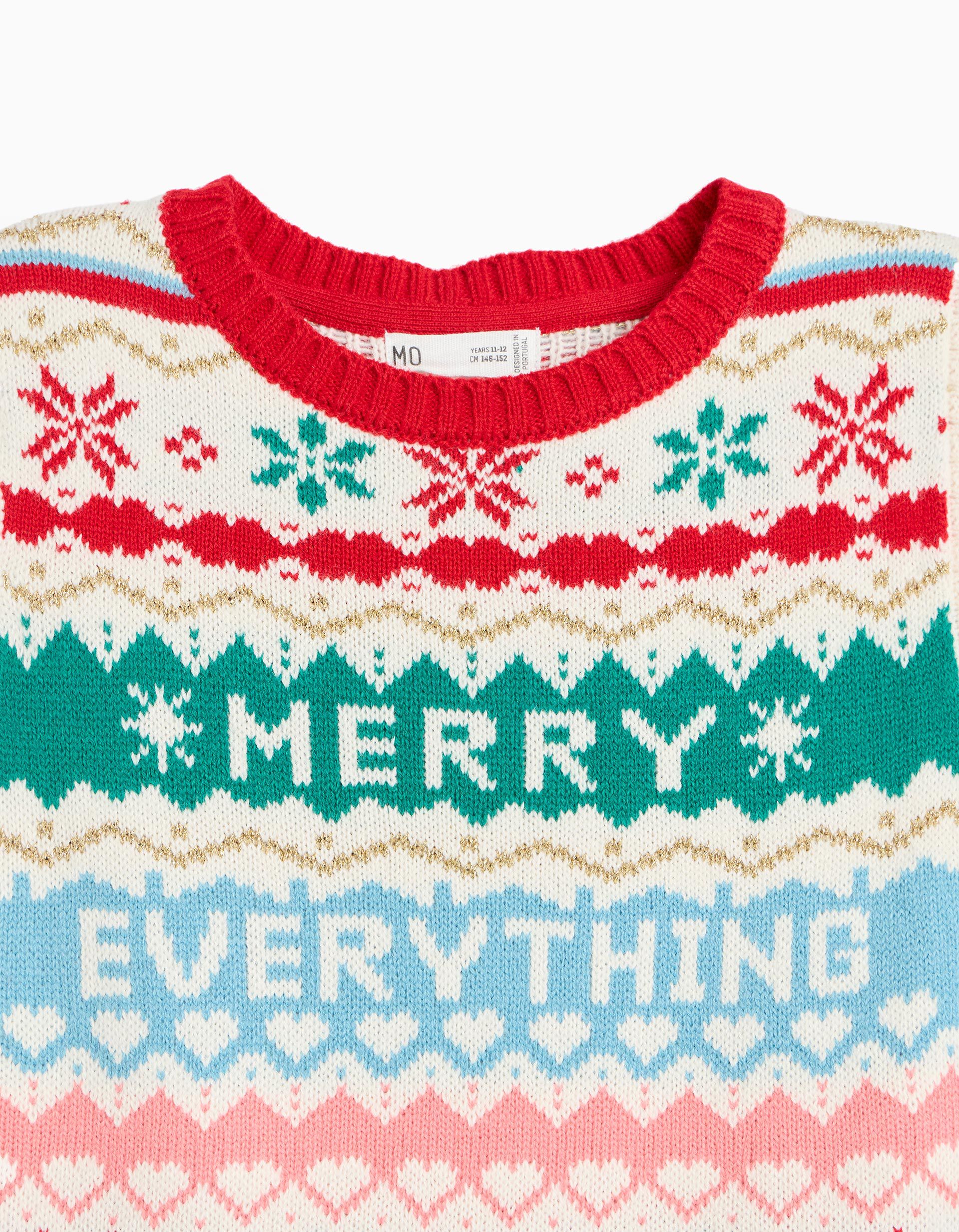 Comprar Online Colete De Natal, Menina, Cru