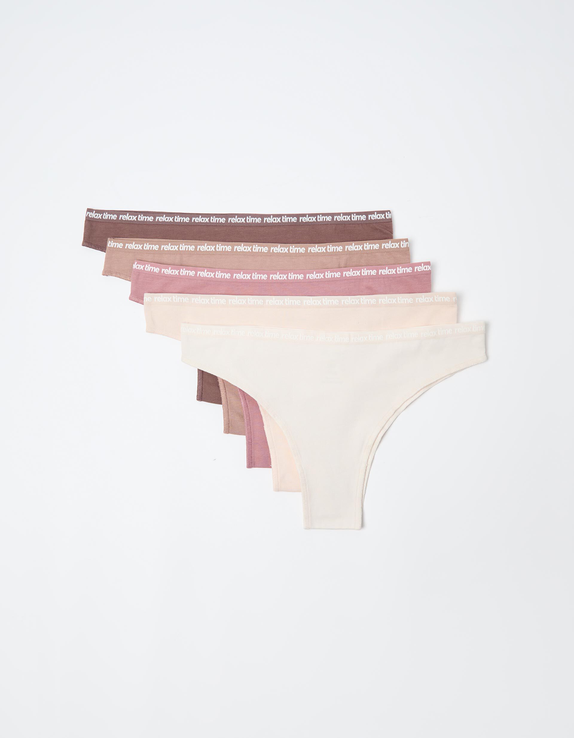 Comprar Online Pack 5 Cuecas Brasileiras, Mulher, Rosa