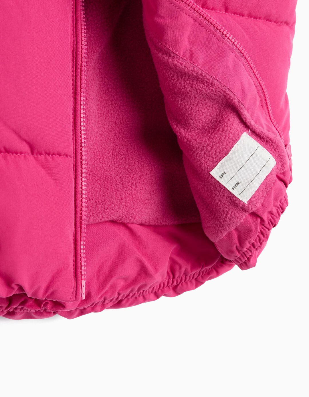 Colete Acolchoado, Menina, Rosa Escuro