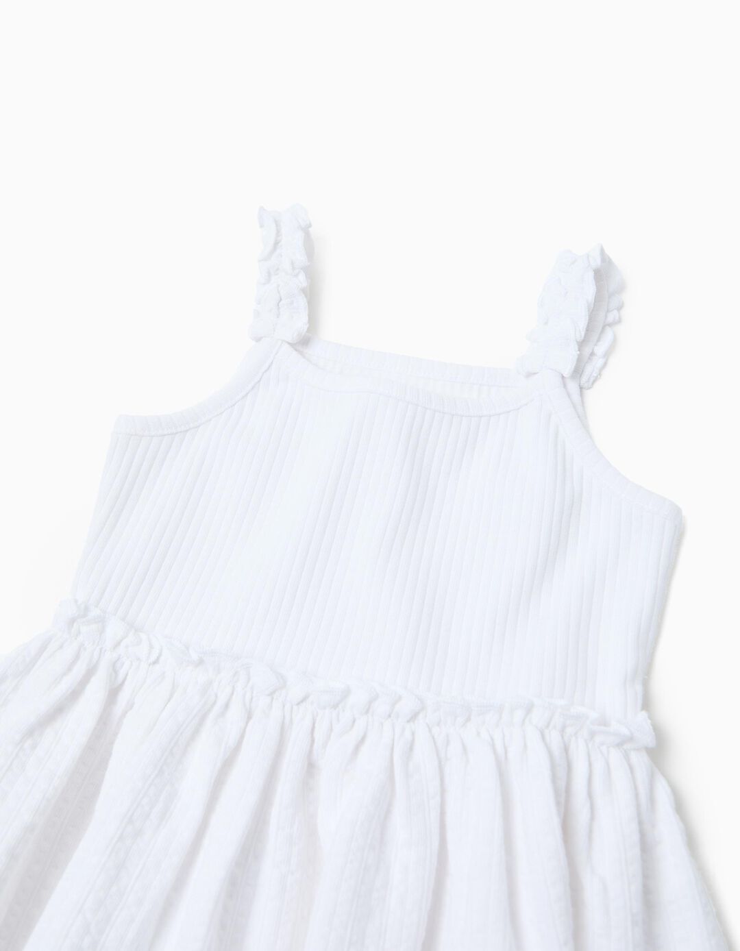 Vestido, Menina, Branco 