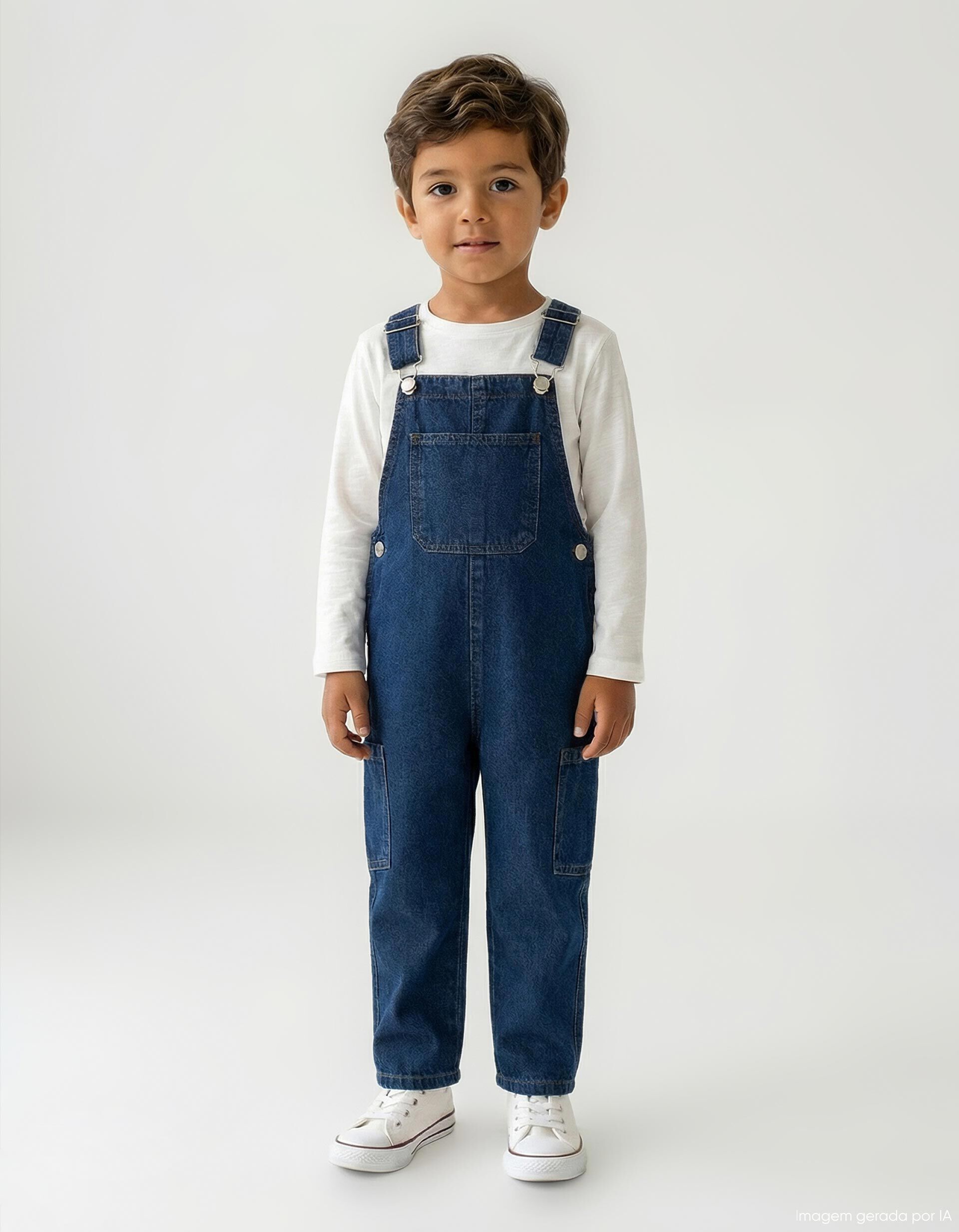 Comprar Online Jardineiras de Ganga, Menino, Azul Escuro