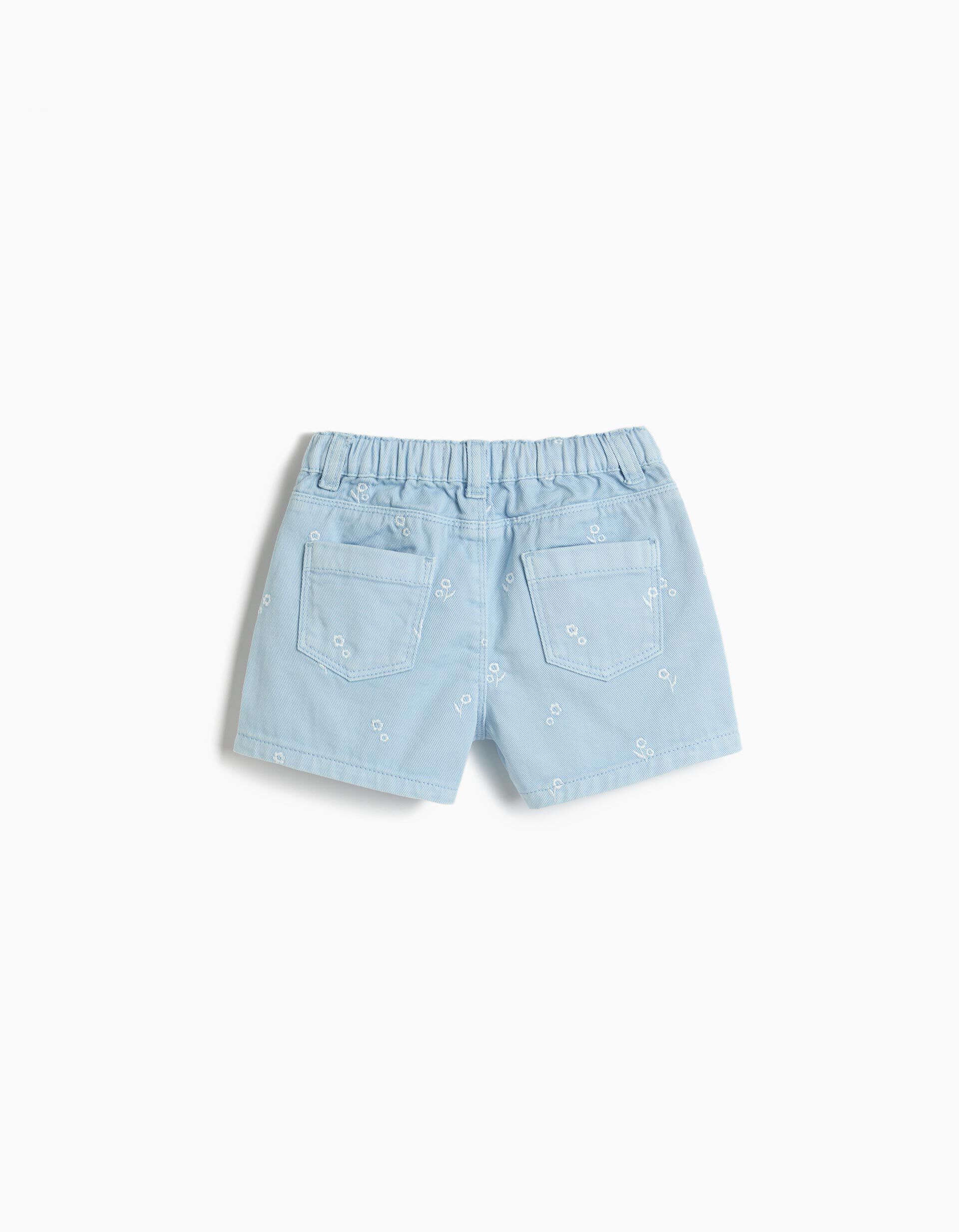Comprar Online Cal&ccedil;&otilde;es De Sarja, Menina, Azul Claro