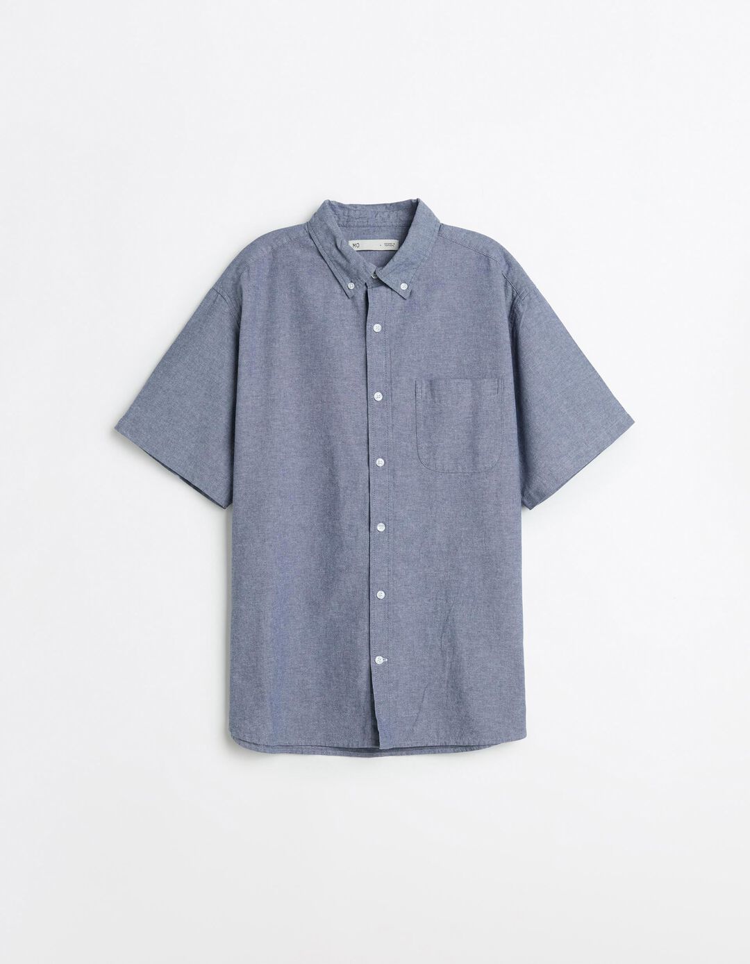 Camisa Manga Curta, Homem, Azul