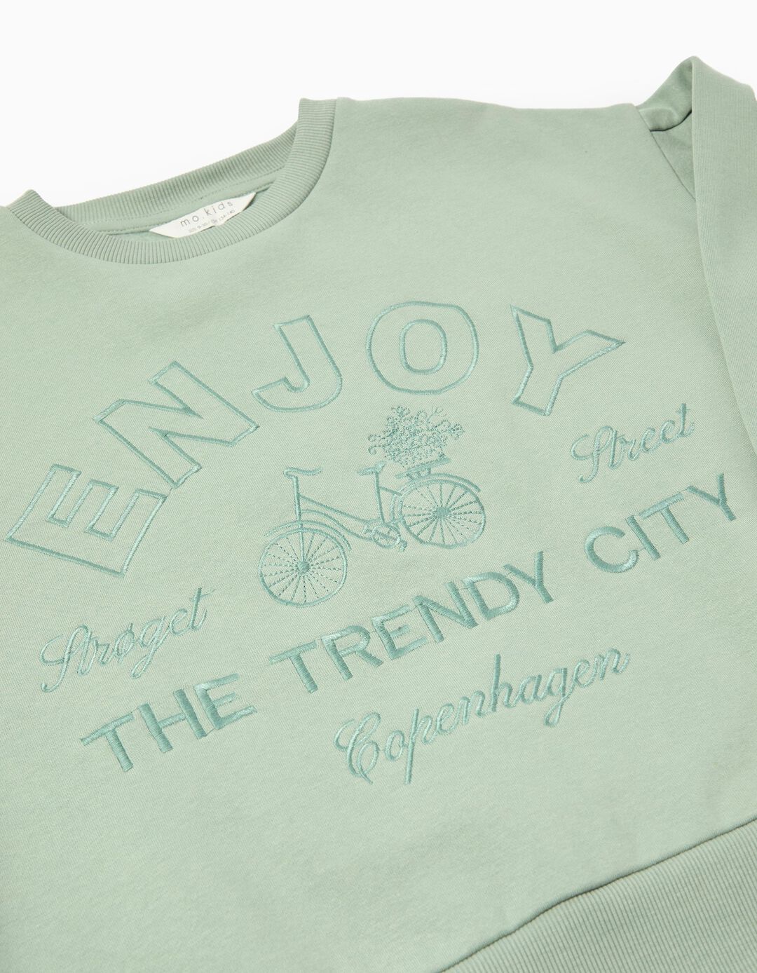 Sweatshirt de Felpa, Menina, Verde