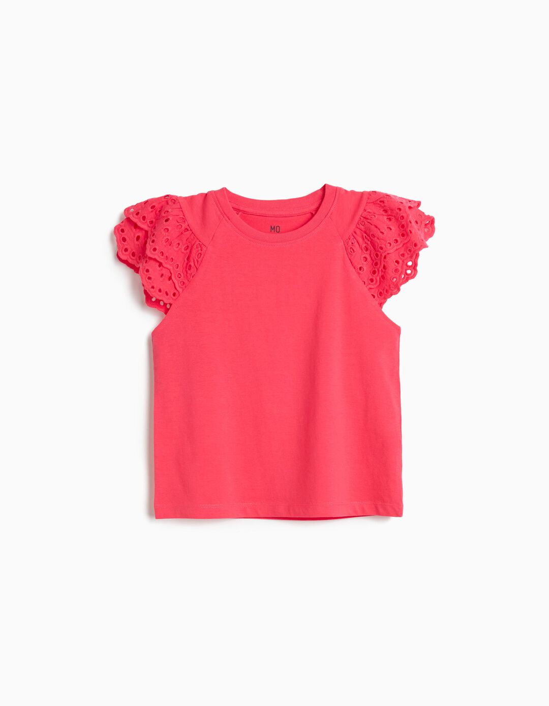 T-shirt, Menina, Rosa Escuro