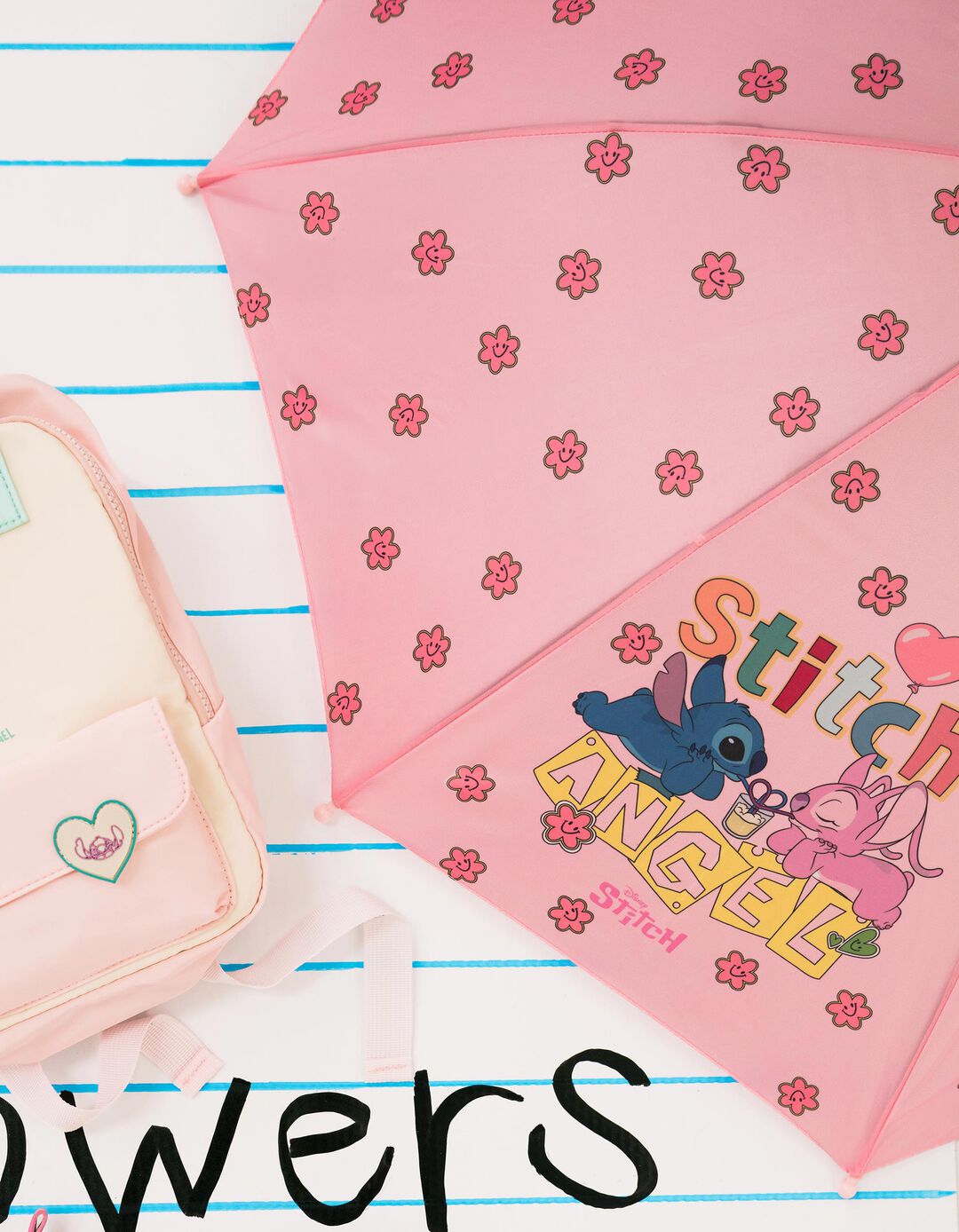 Guarda-Chuva 'Stitch' &copy;Disney, Menina, Rosa