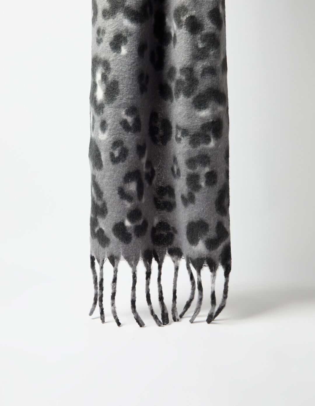 Cachecol Animal Print, Mulher, Cinzento