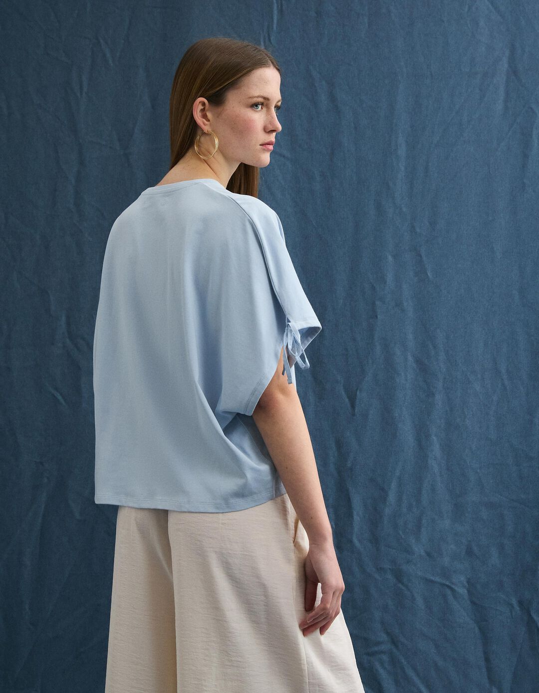 T-shirt, Mulher, Azul