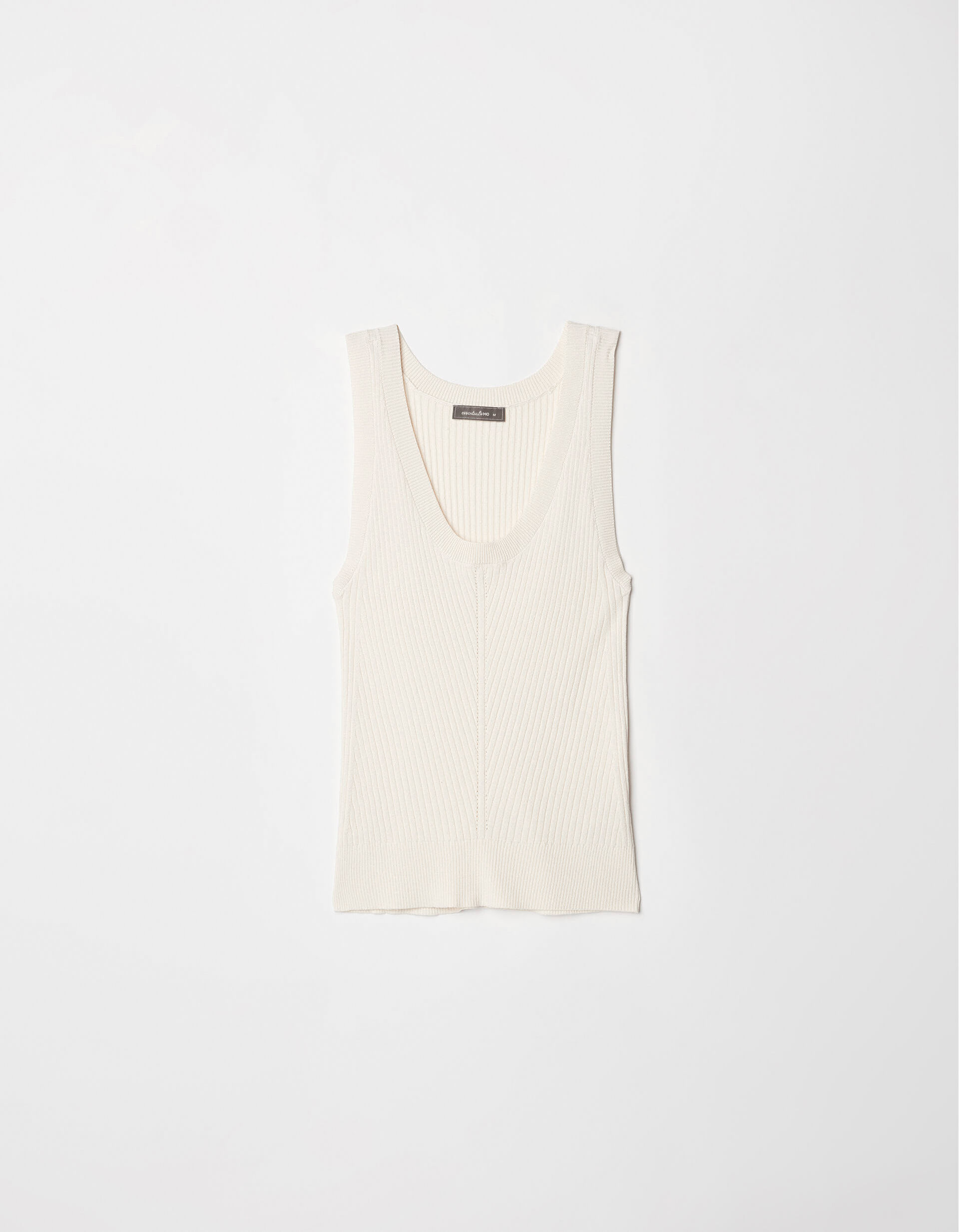 Comprar Online Ribbed Top, Women, Light Beige