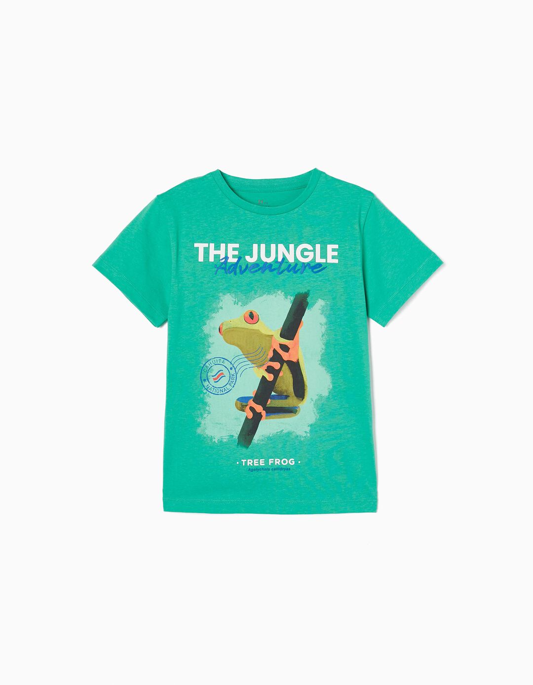 Cotton T-shirt for Boys 'Jungle', Green