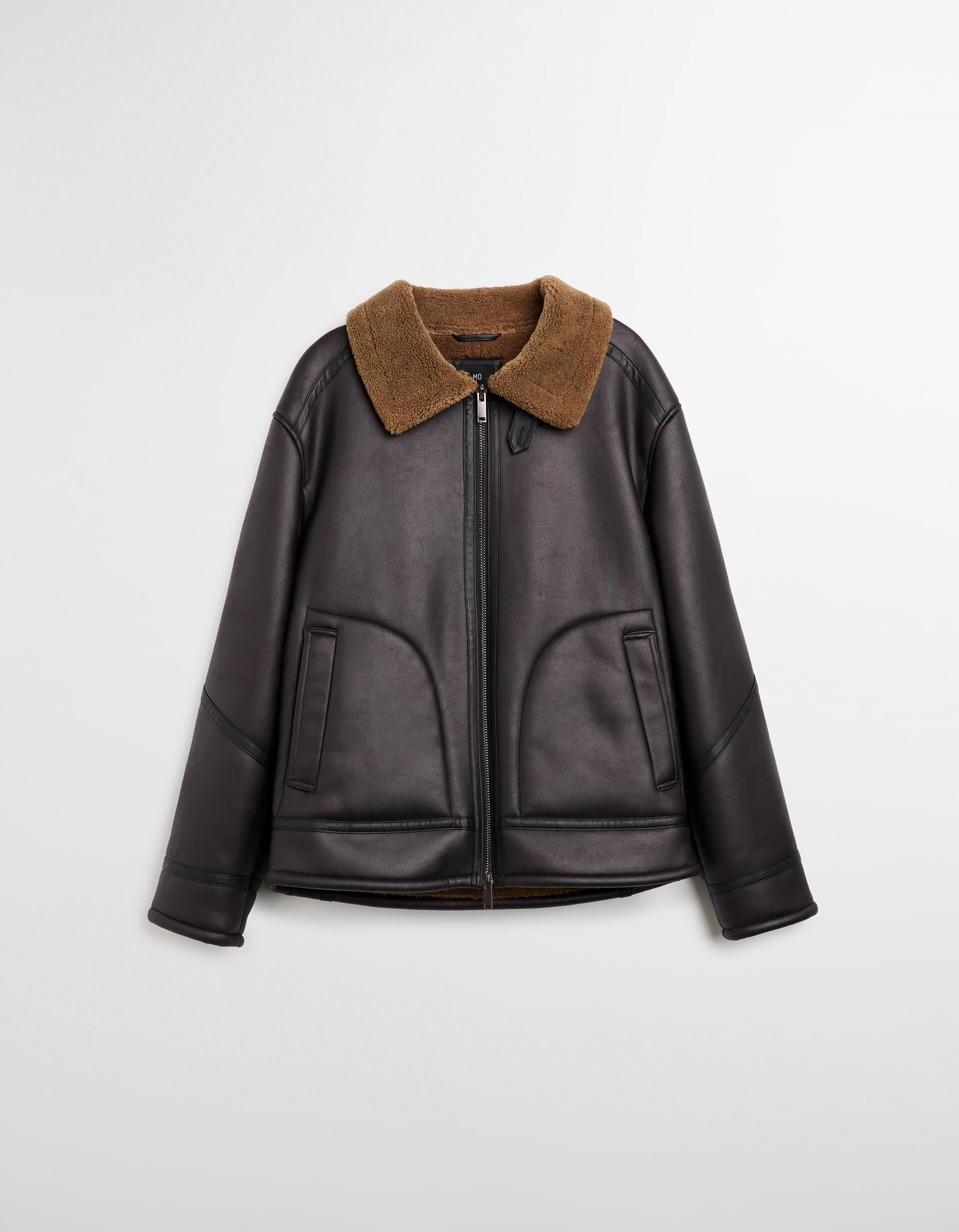 Comprar Online Blus&atilde;o em Sherpa, Homem, Castanho Escuro