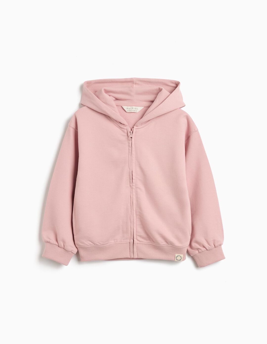Casaco com Capuz, Menina, Rosa Claro