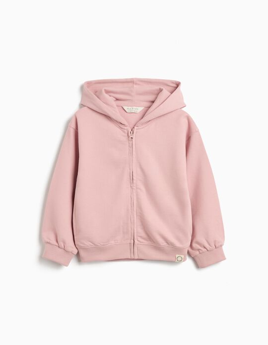 Comprar Online Casaco com Capuz, Menina, Rosa Claro
