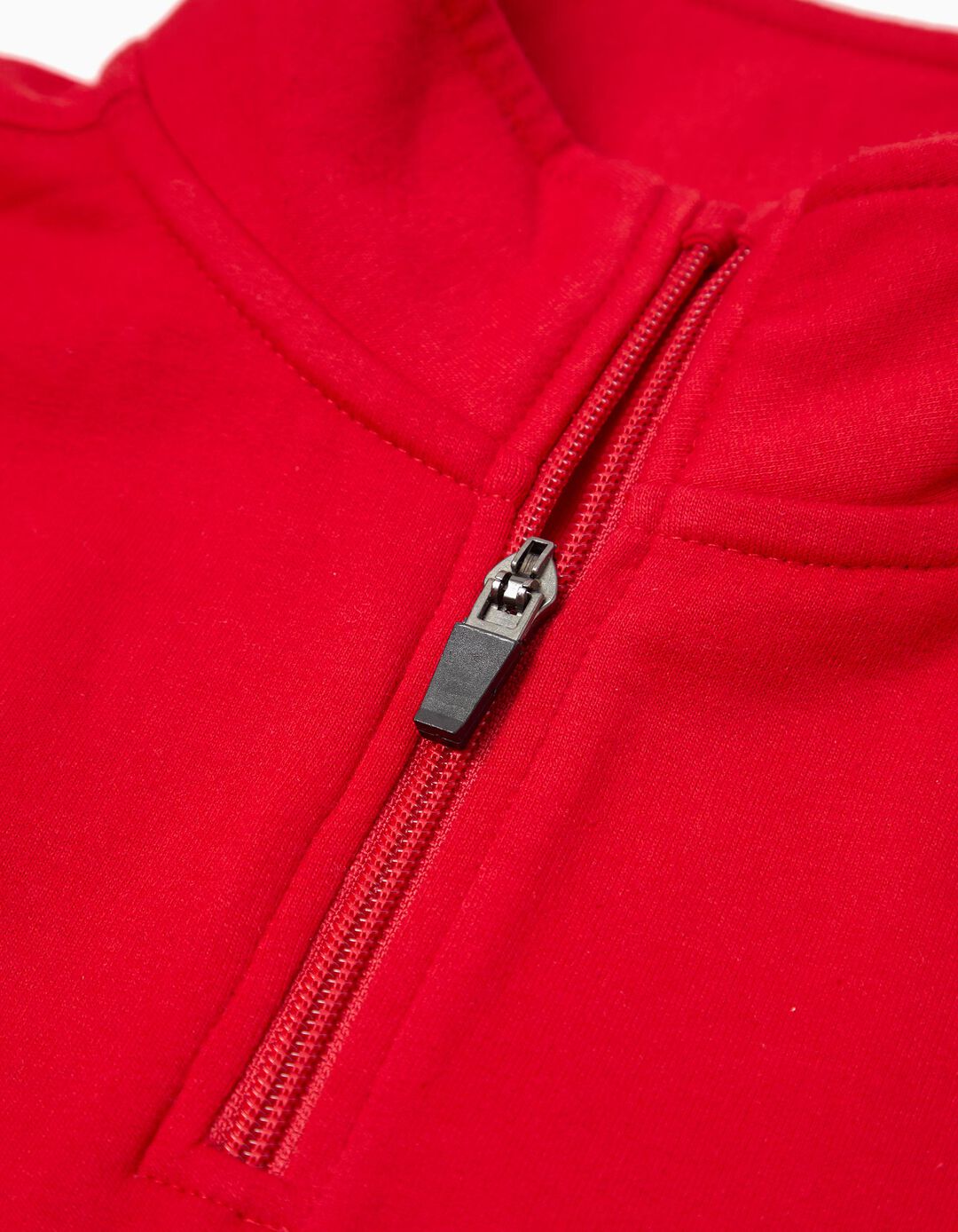 Sweatshirt com Fecho, Menino, Vermelho