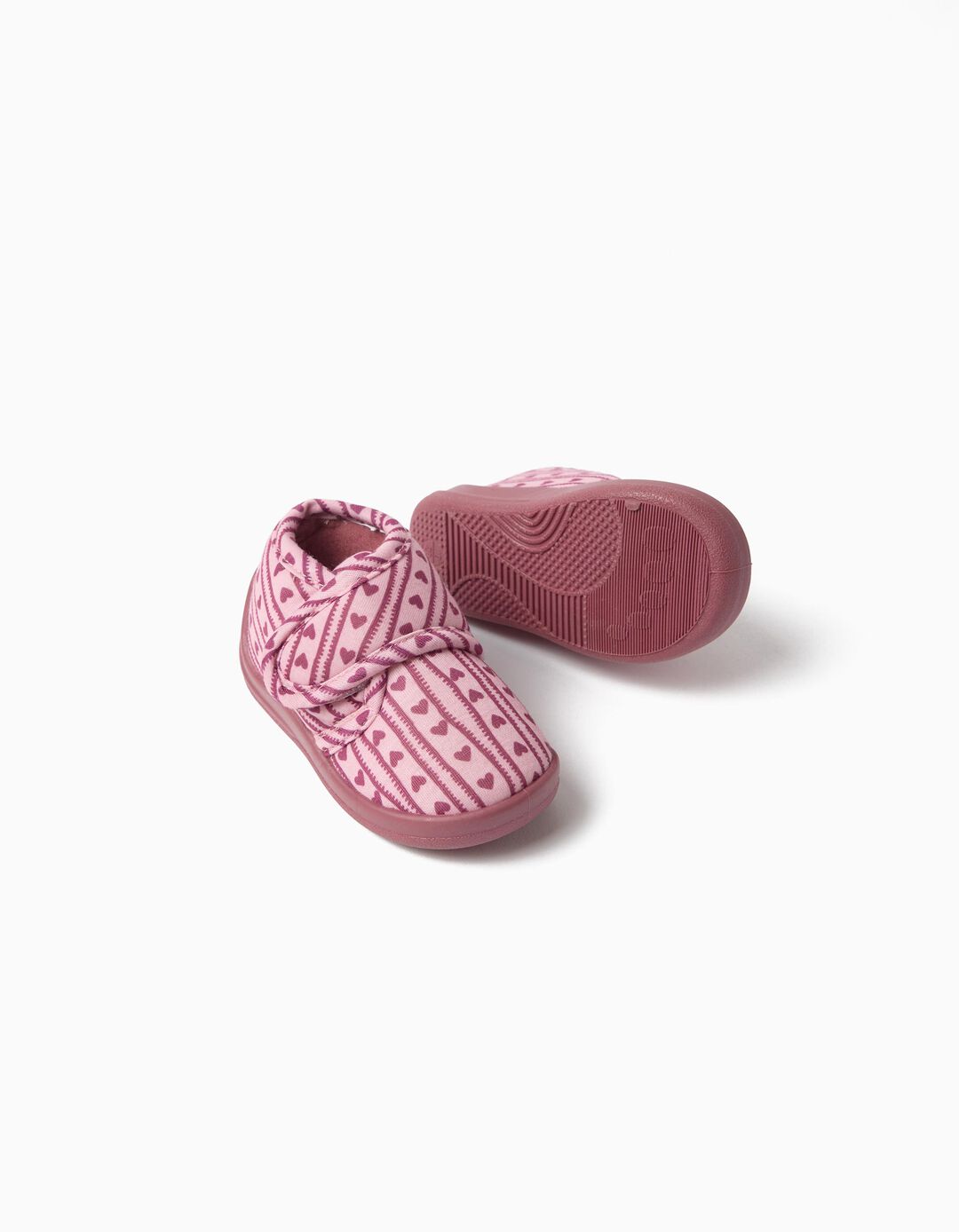 Pantufas Cora&ccedil;&atilde;o, Menina, Rosa