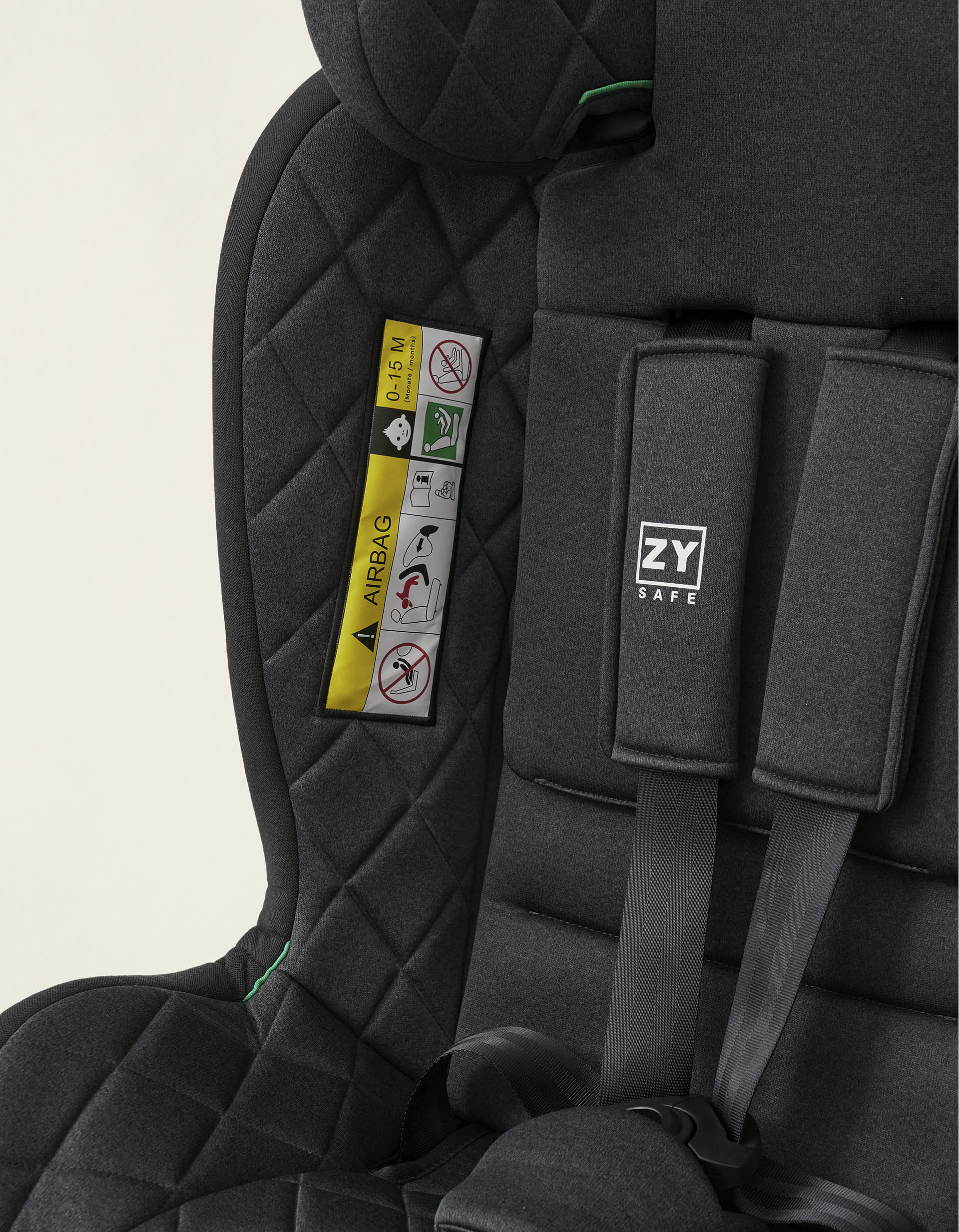 Comprar Online Cadeira Auto I-Size ZY Safe Premium com Isofix (76-150), Preto/Cinza