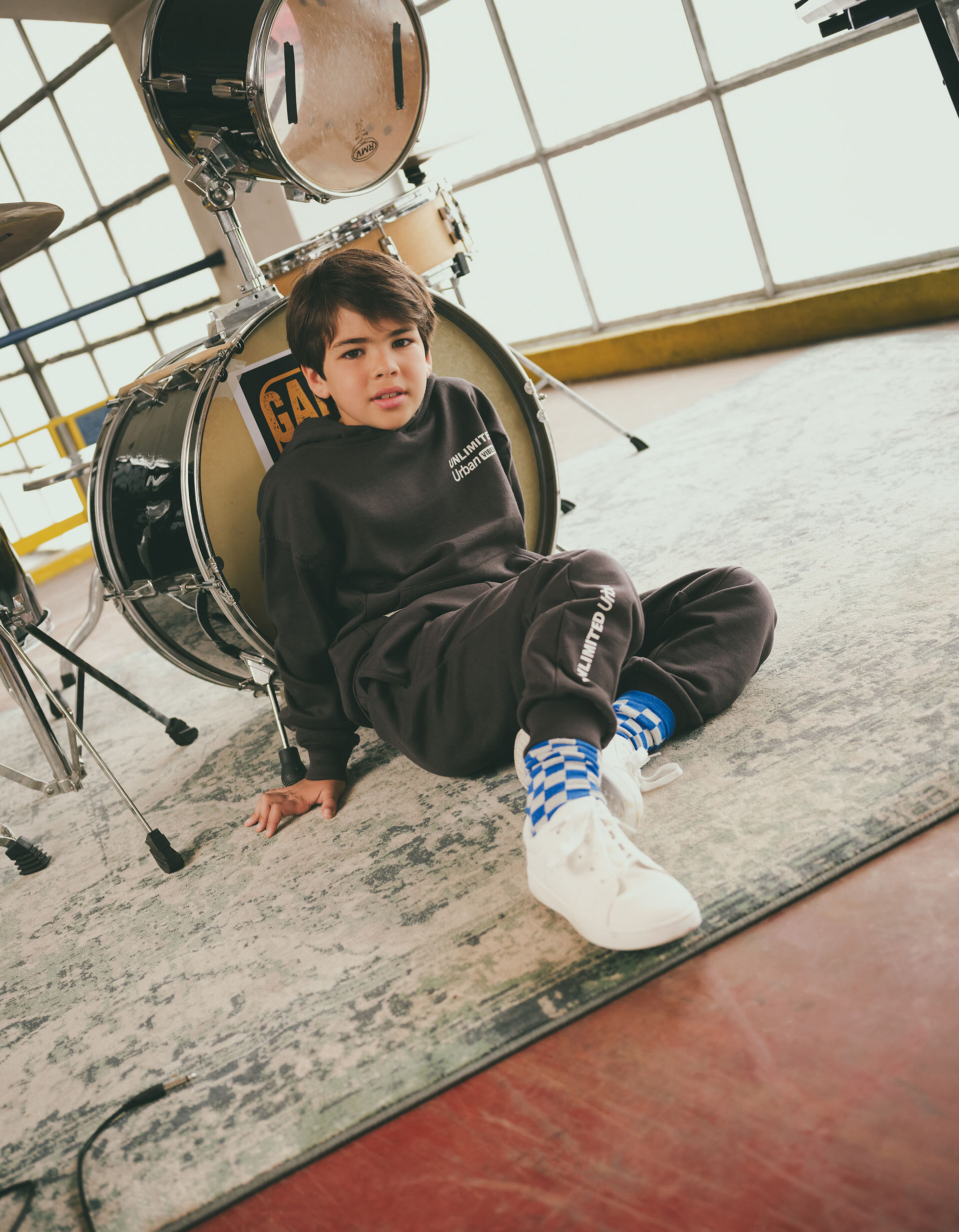 Comprar Online Conjunto de Jogging, Menino, Cinzento Escuro