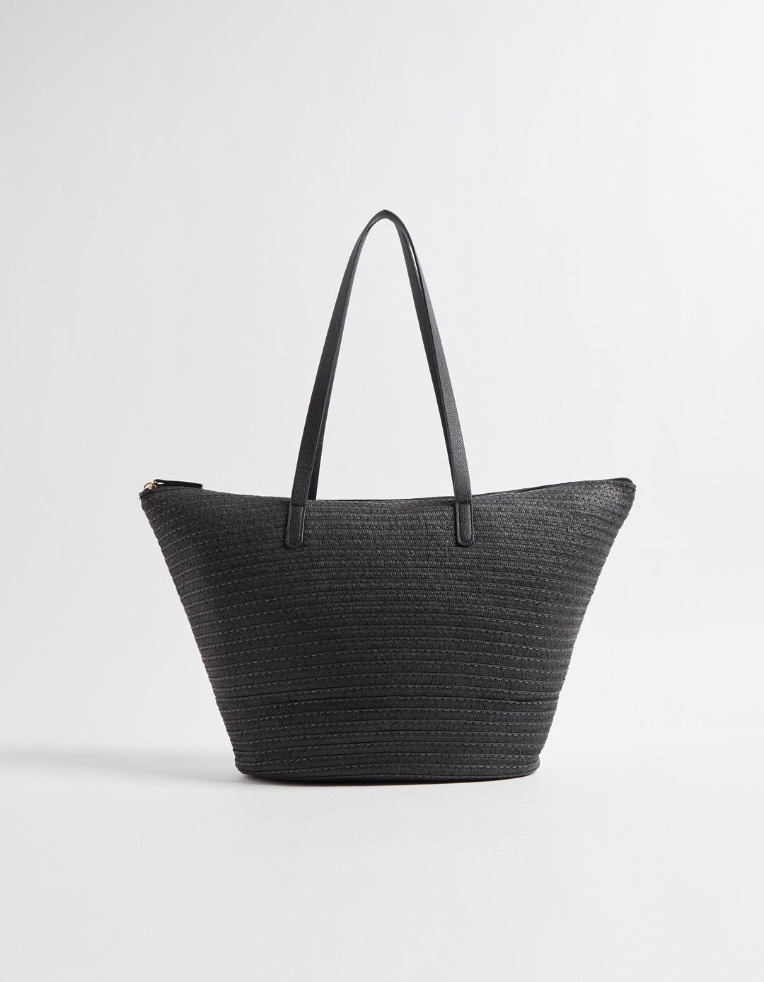 Beach Basket Bag, Women, Black