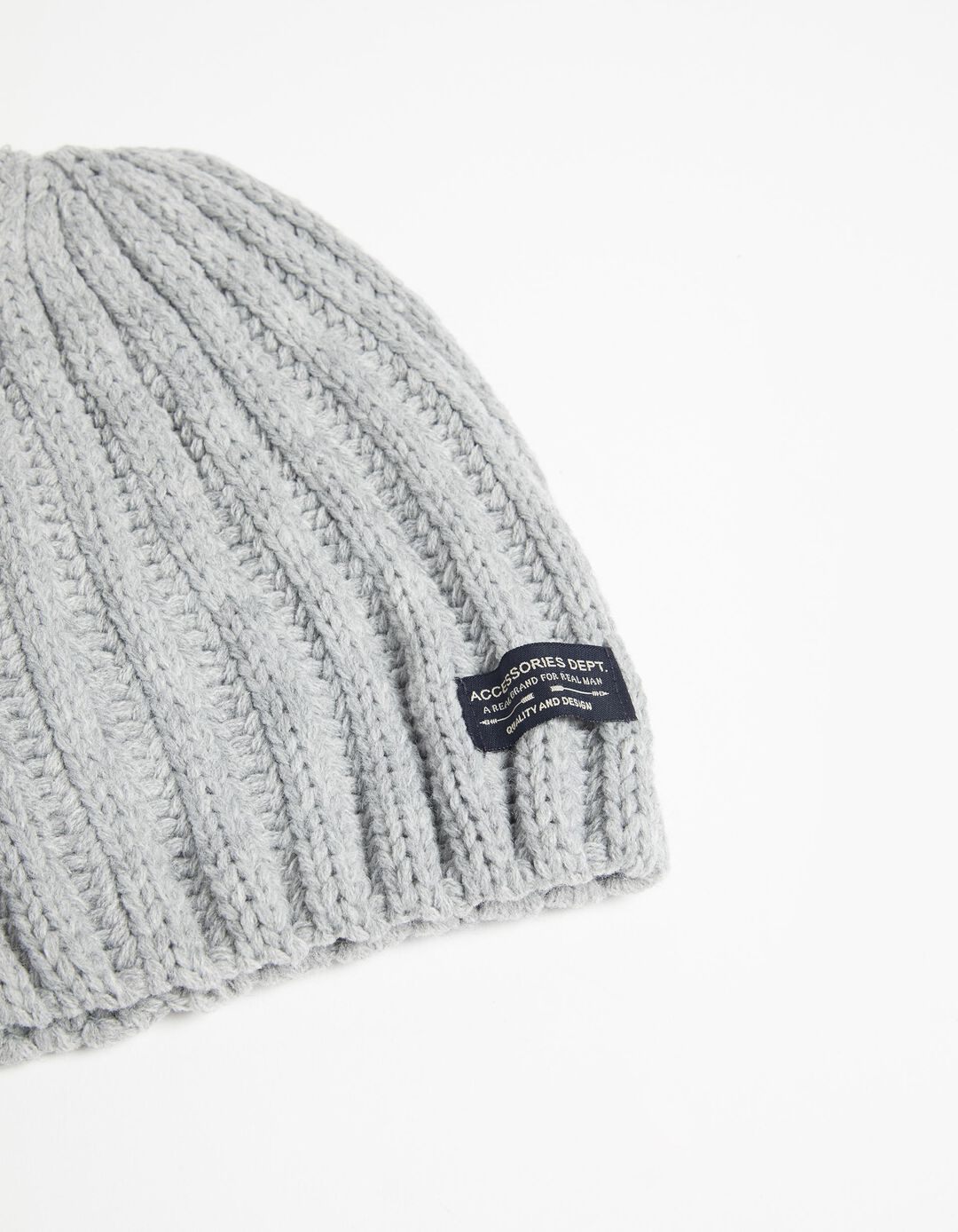 Knitted Hat, Men, Gray