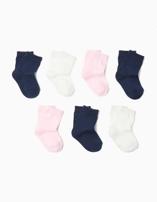 Comprar Online Pack 7 Pares de Meias, Menina, Multicor