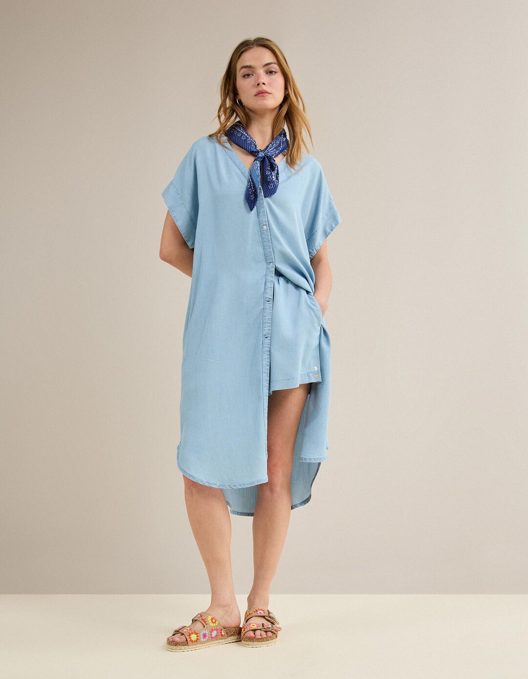 Vestido Liocel, Mulher, Azul