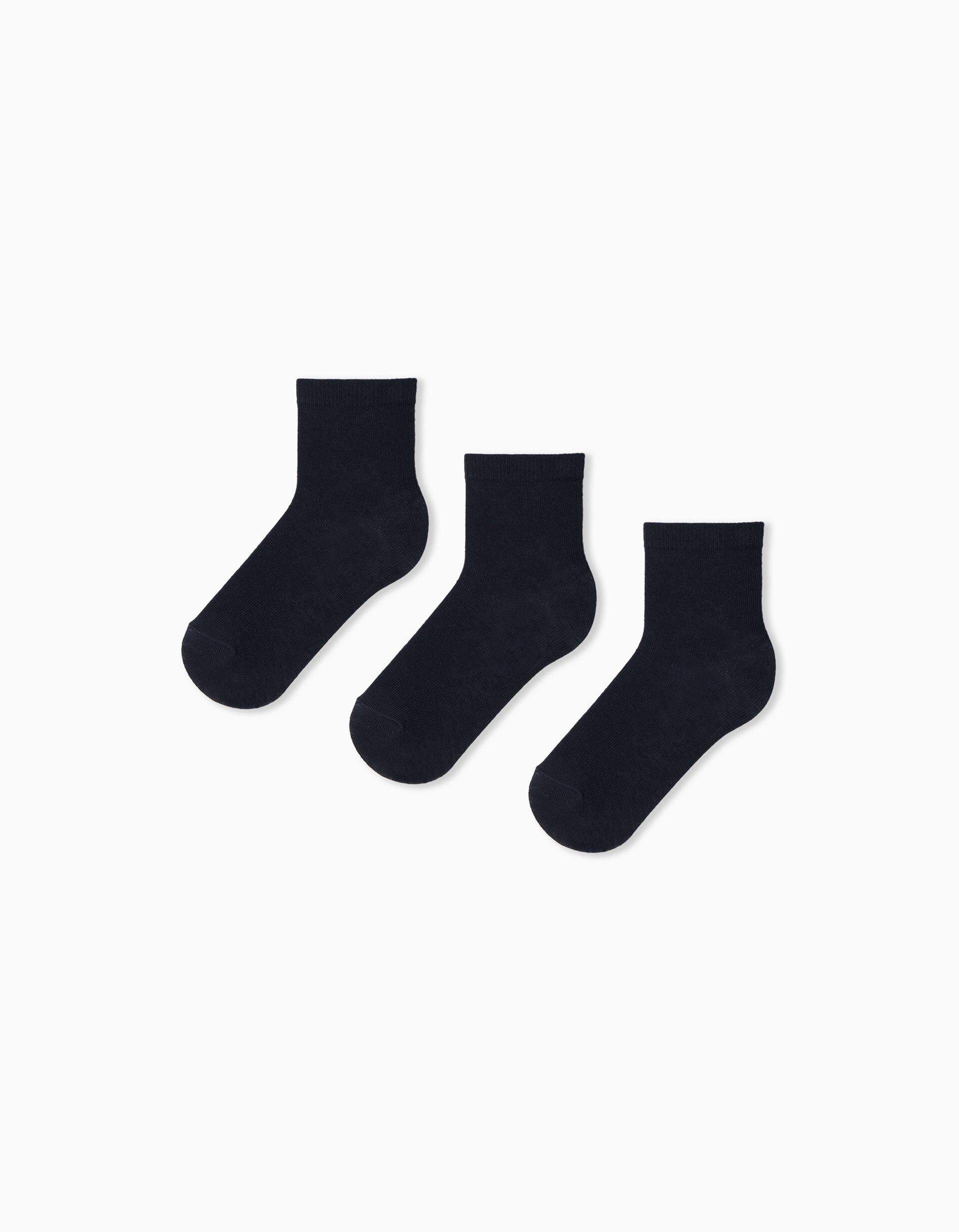 Comprar Online Pack 3 Pairs of Socks, Boy, Dark Blue