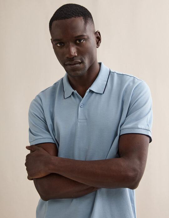 Comprar Online Polo Dia do Pai, Homem, Azul Claro