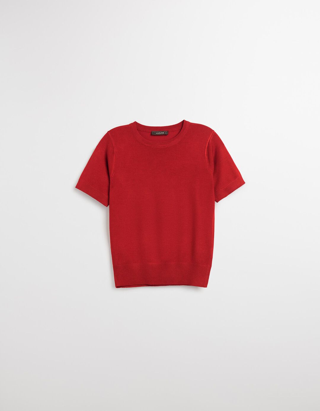 Camisola de Malha, Mulher, Vermelho Escuro