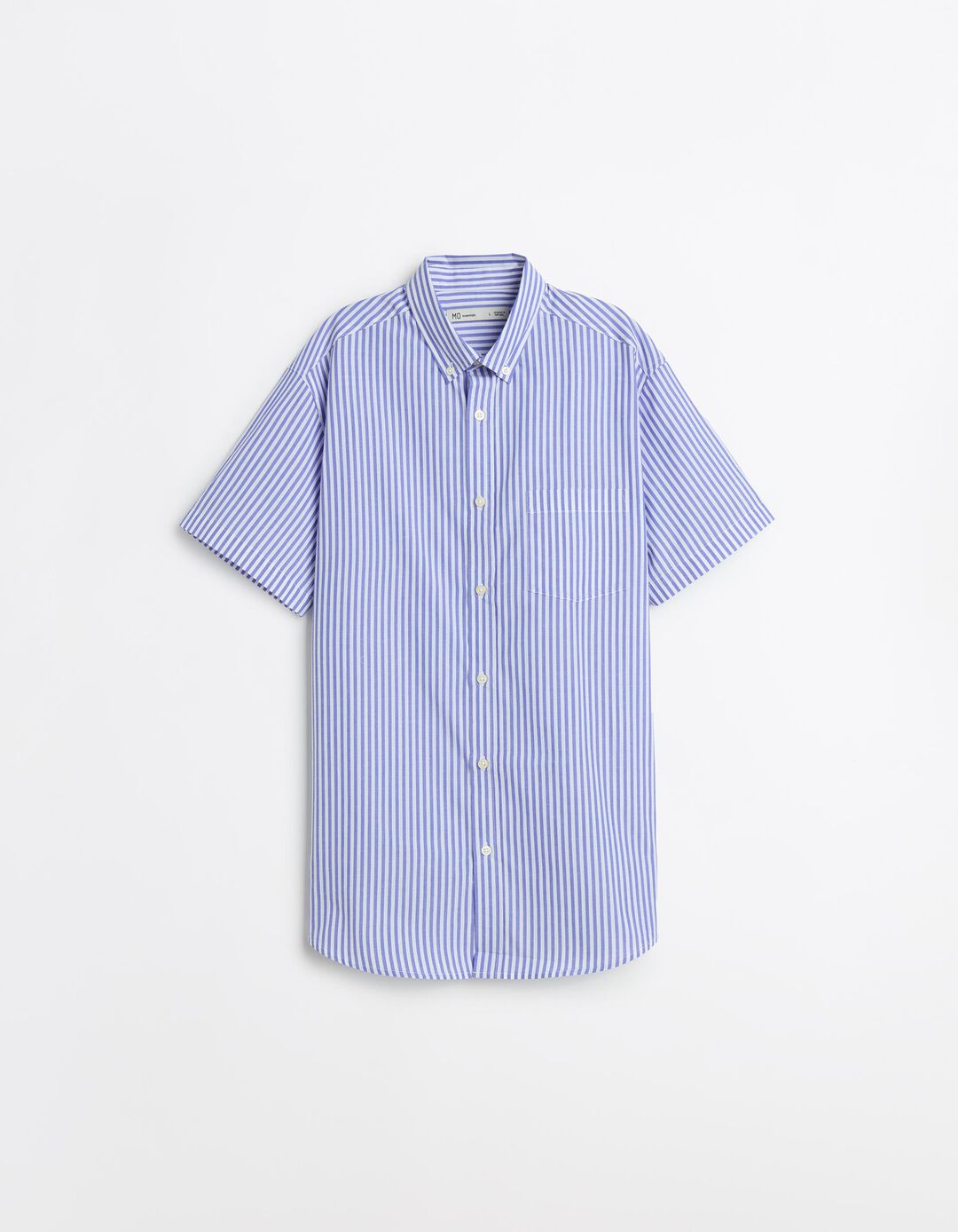 Camisa Manga Curta, Homem, Azul