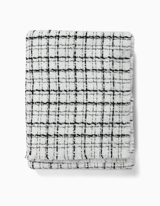 Cachecol bicolor em lurex