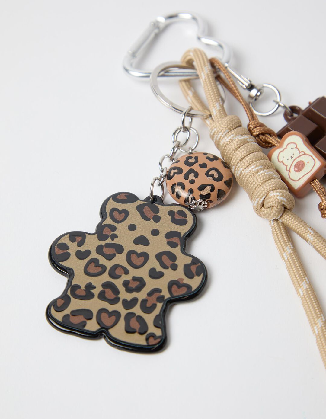 Porta-Chaves Charm Chocolate, Castanho