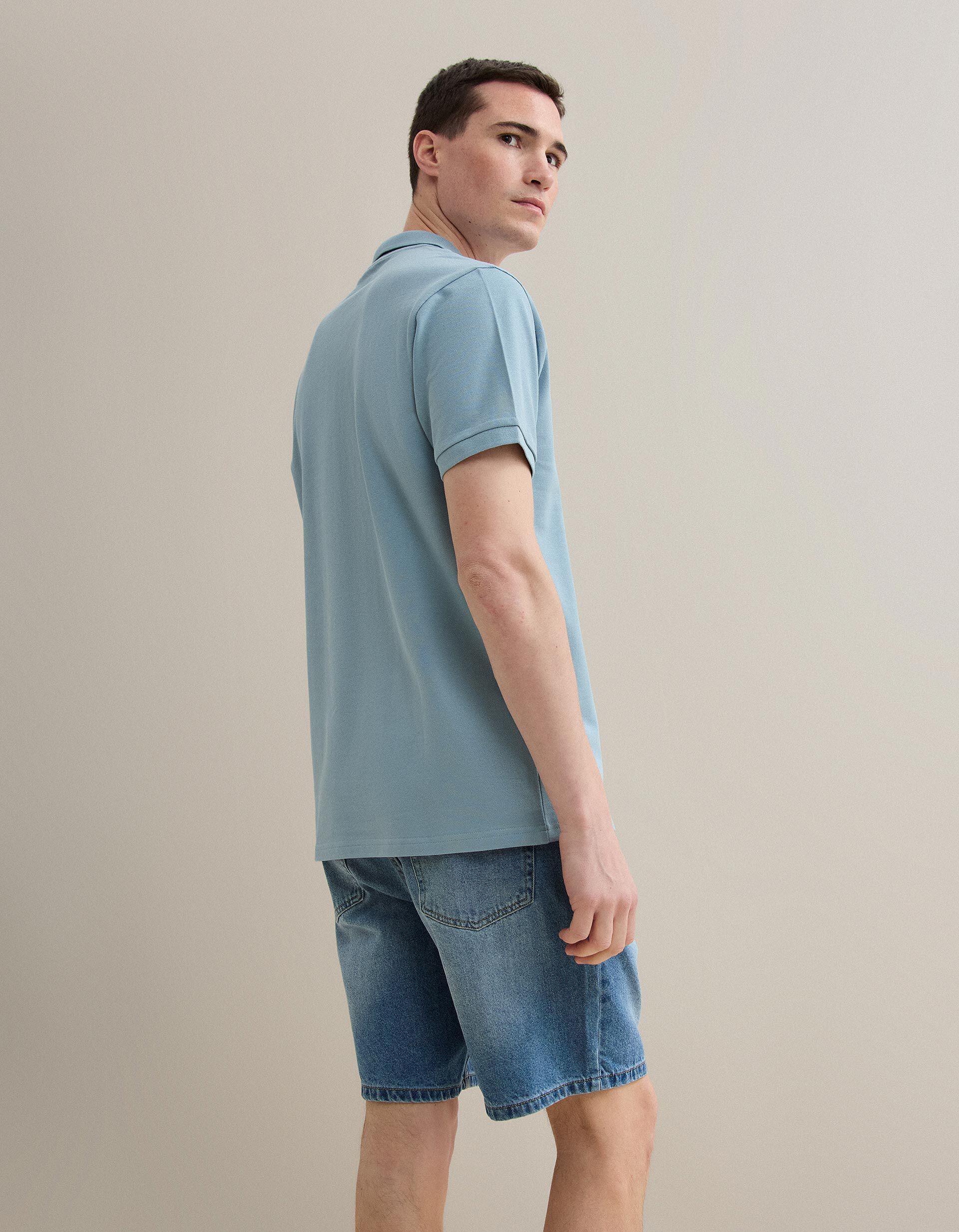 Comprar Online Polo Piquet, Homem, Azul Claro