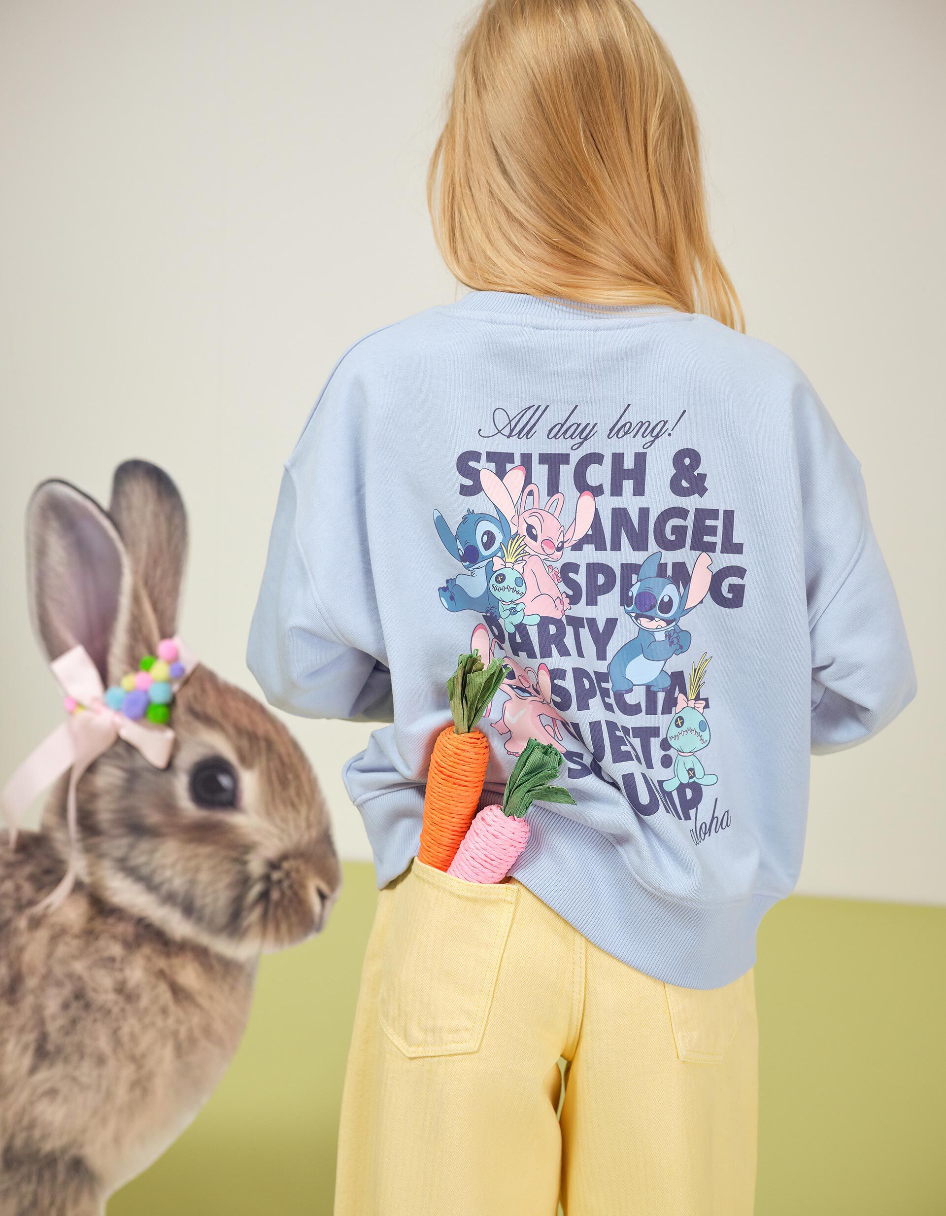 Comprar Online Sweatshirt de Felpa 'Stitch' &copy;Disney, Menina, Azul
