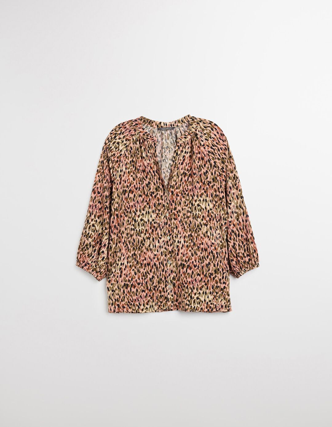 Blusa Viscose, Mulher, Bege 